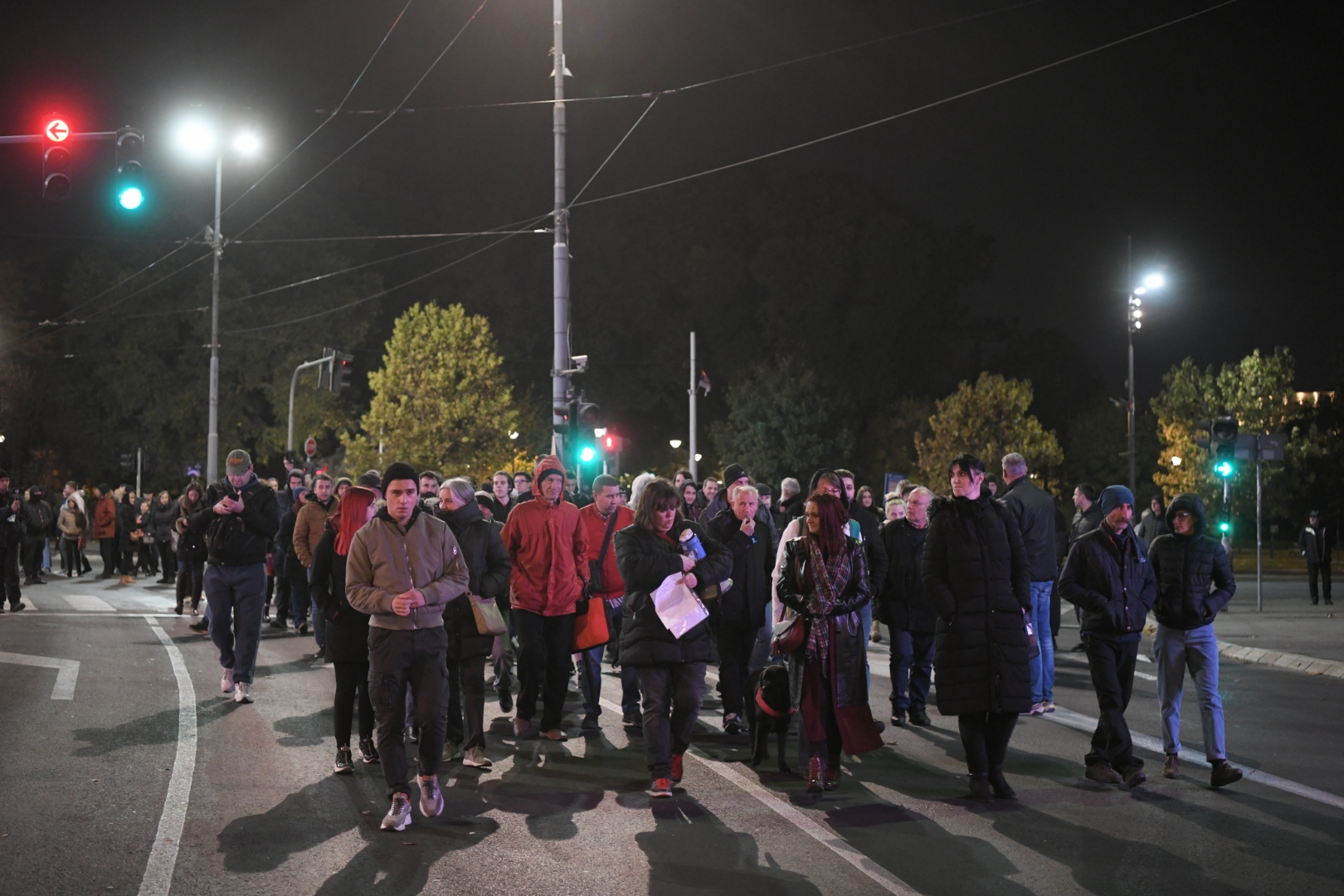 Beograd 26. oktobar 2021. Protest antivaksera protiv uvodjenja kovid propusnica, antivakseri Foto:Dragan Mujan/Nova.rs