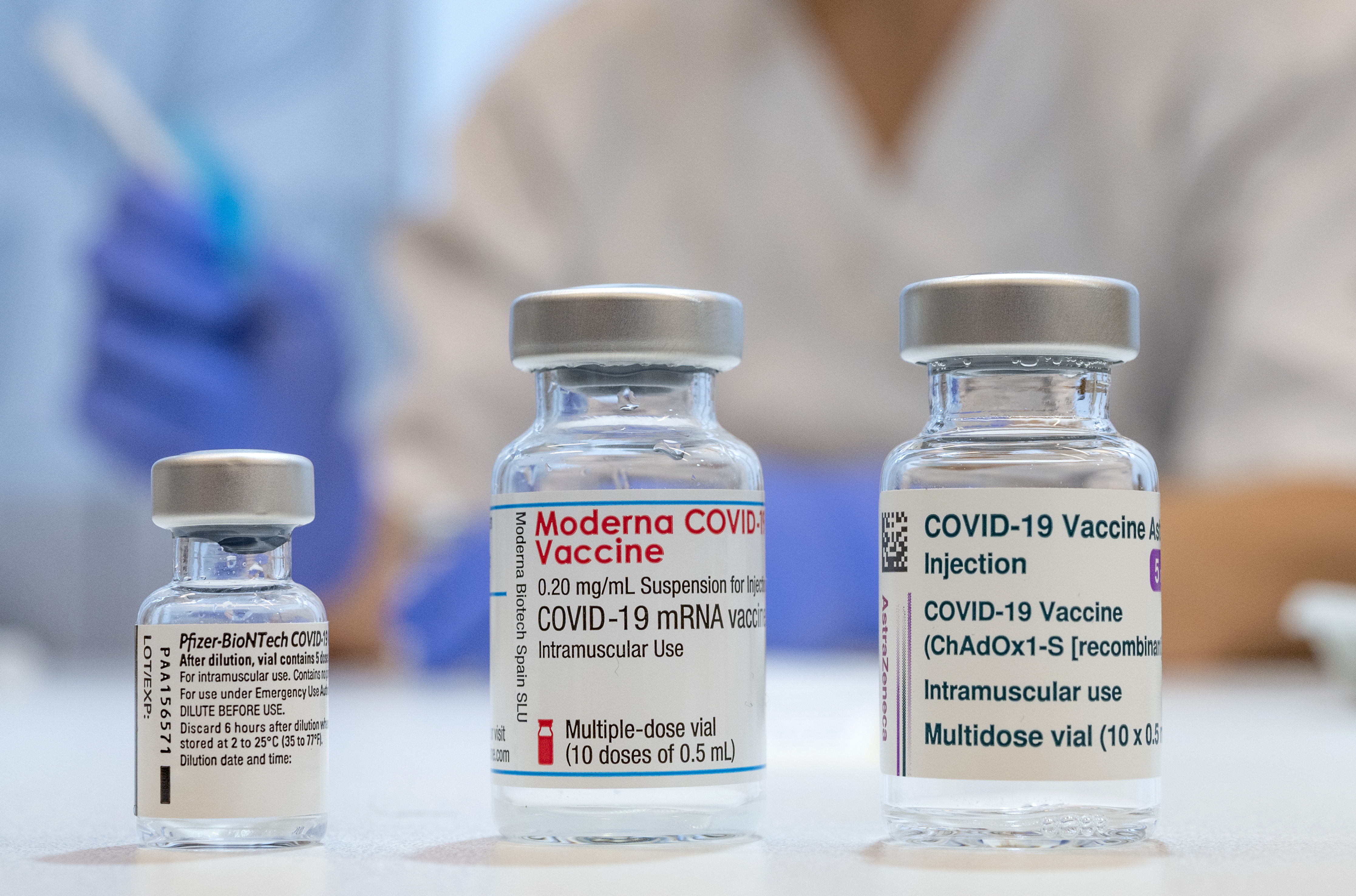 vakcine AstraZeneca Covid-19 Vaccine at the Skane University Hospital vaccination centre in Malmo