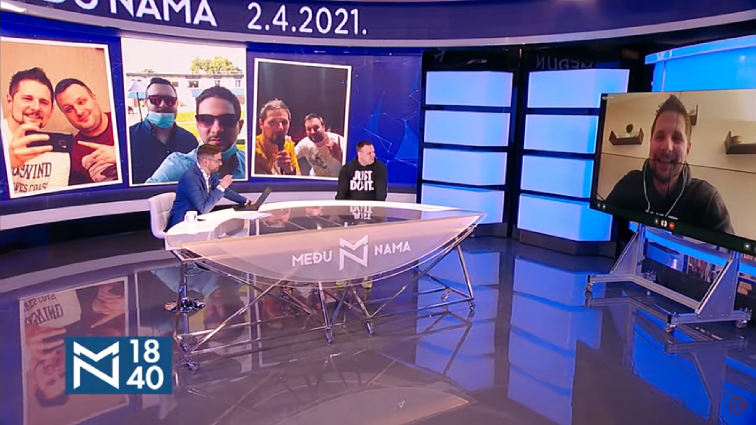 Nikola Milenković Čami, Nikola Trišić, Kruševac geto, emisija Među nama, Medju nama Foto: NOVA S