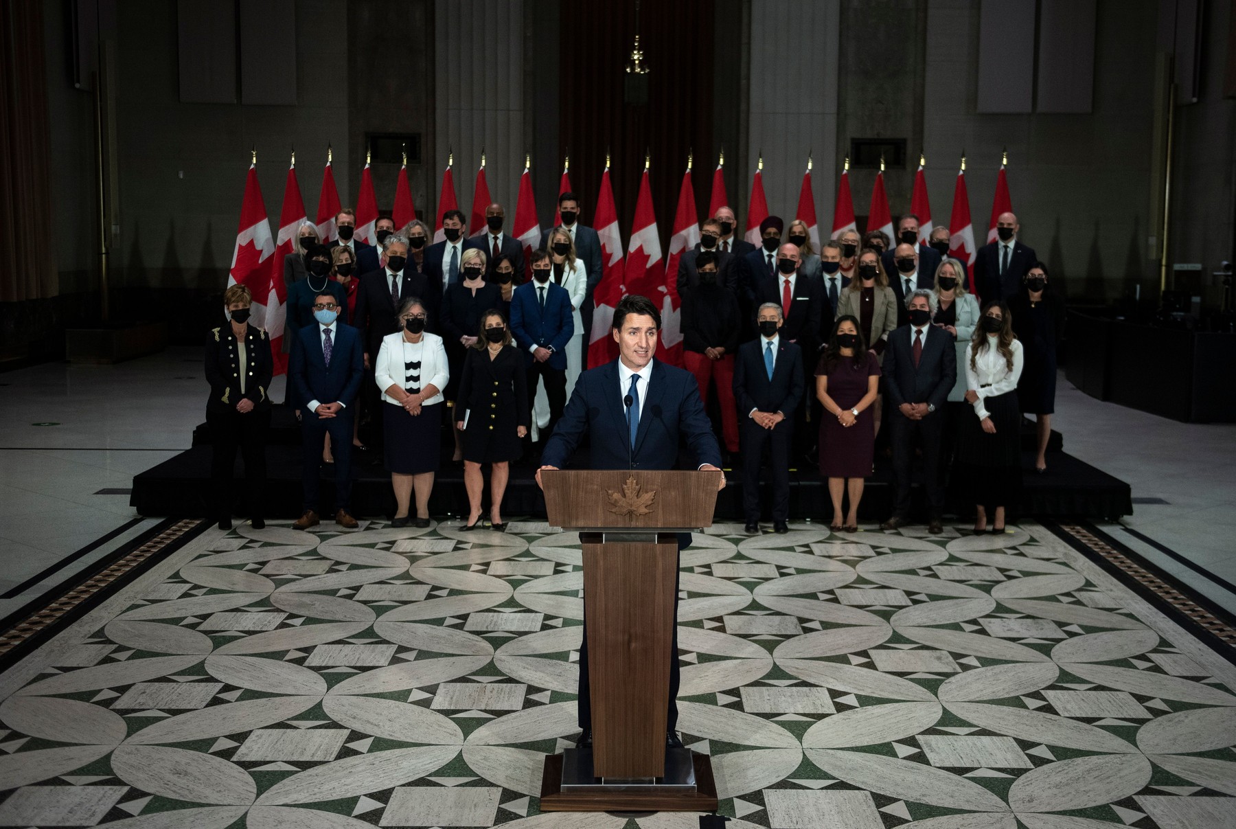 Trudeau Cabinet, Ottawa, Can - 26 Oct 2021