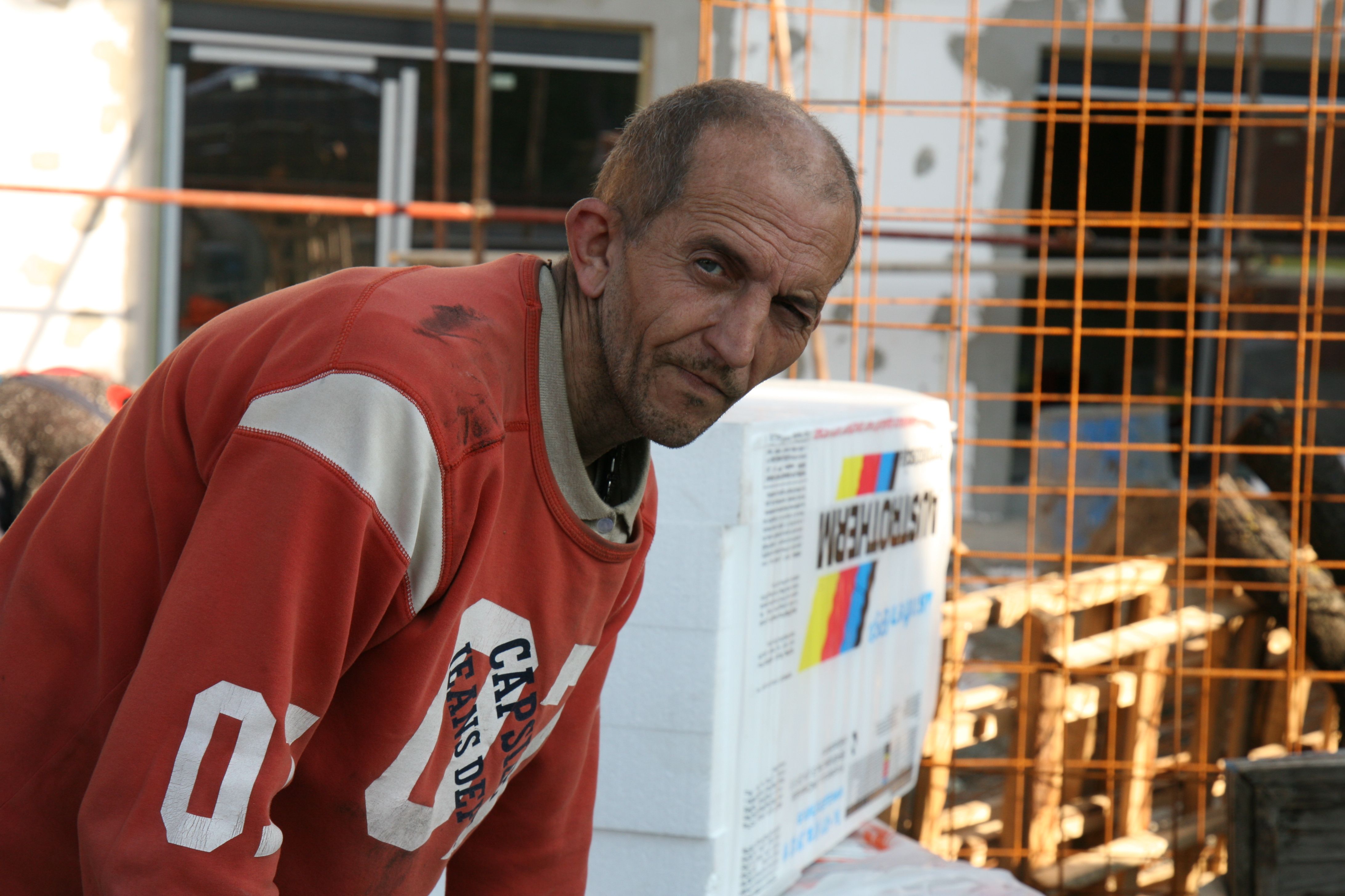 Djordje na gradevini