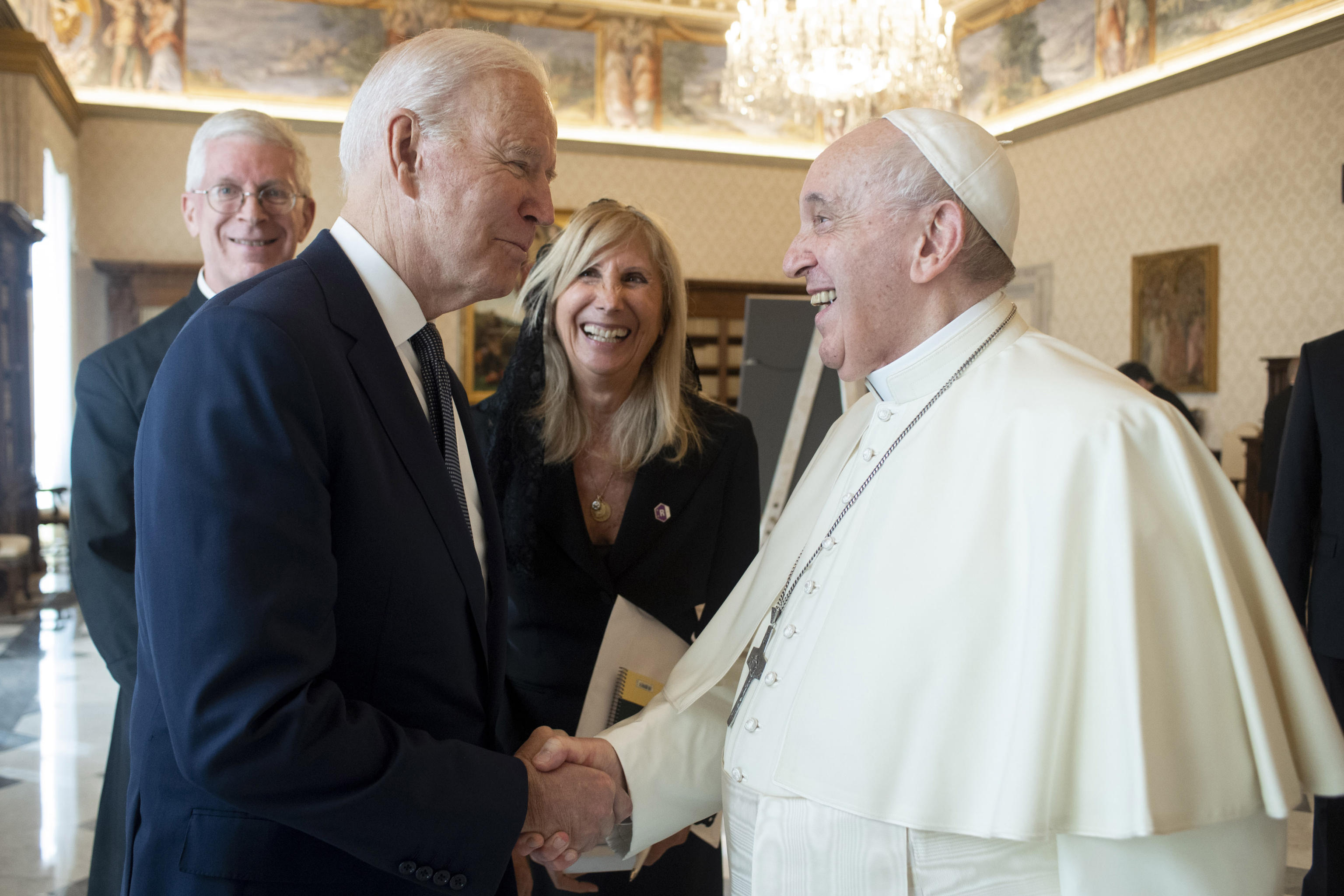 US President Joe Biden visits Vatican City
