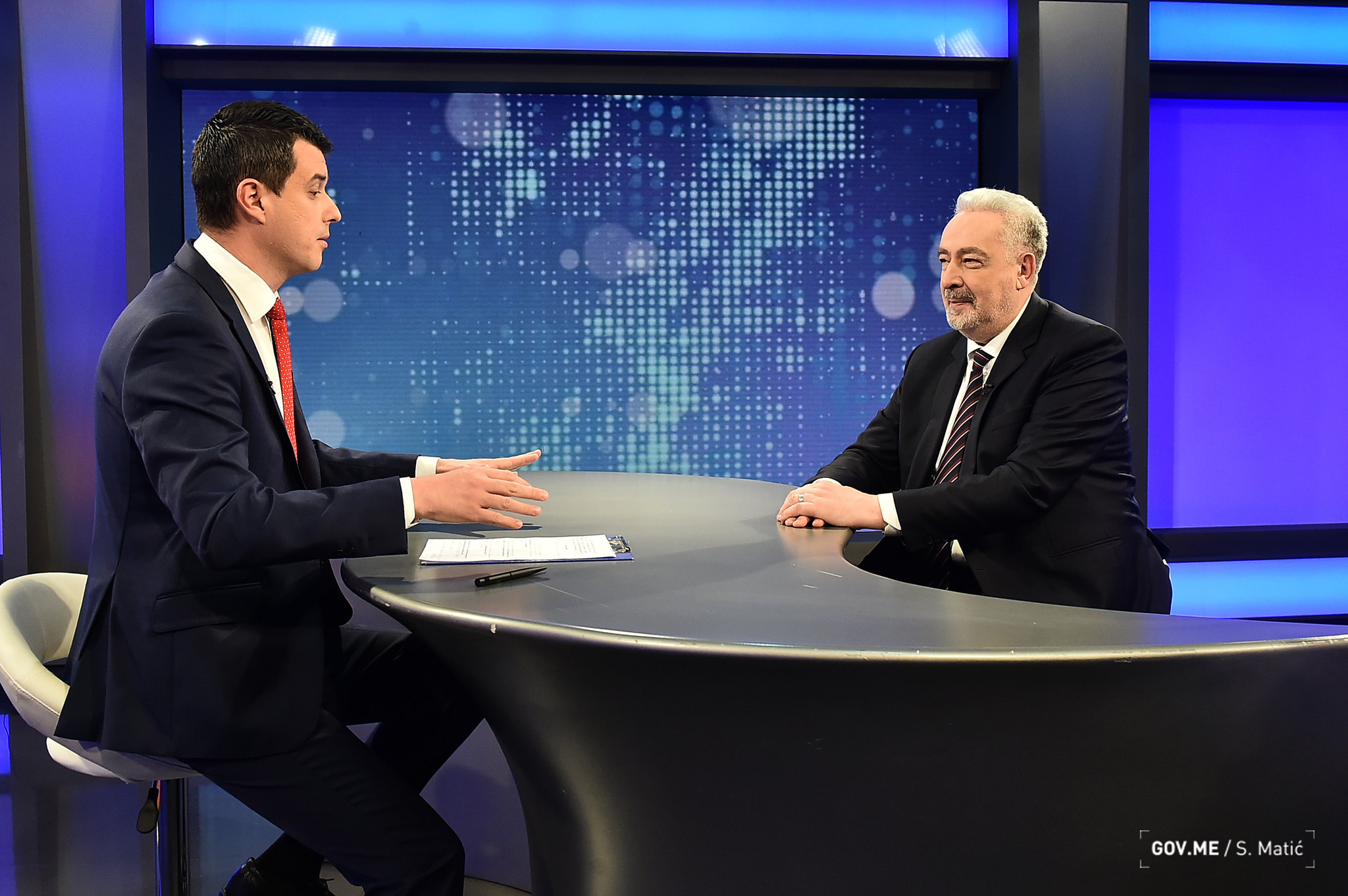 Zdravko Krivokapić, gost, emisija Oko magazin Foto: GOV.ME/S. Matić