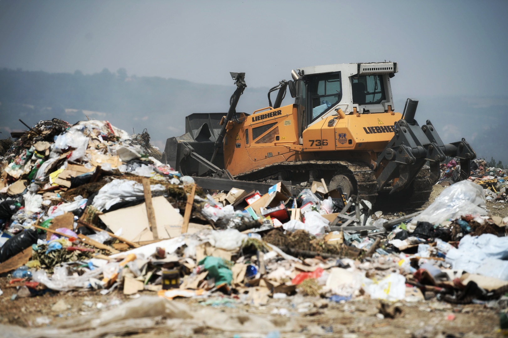 Beograd 24. jun 2021. Deponija Sopot pozar smece djubre Foto:Vesna Lalić/Nova.rs