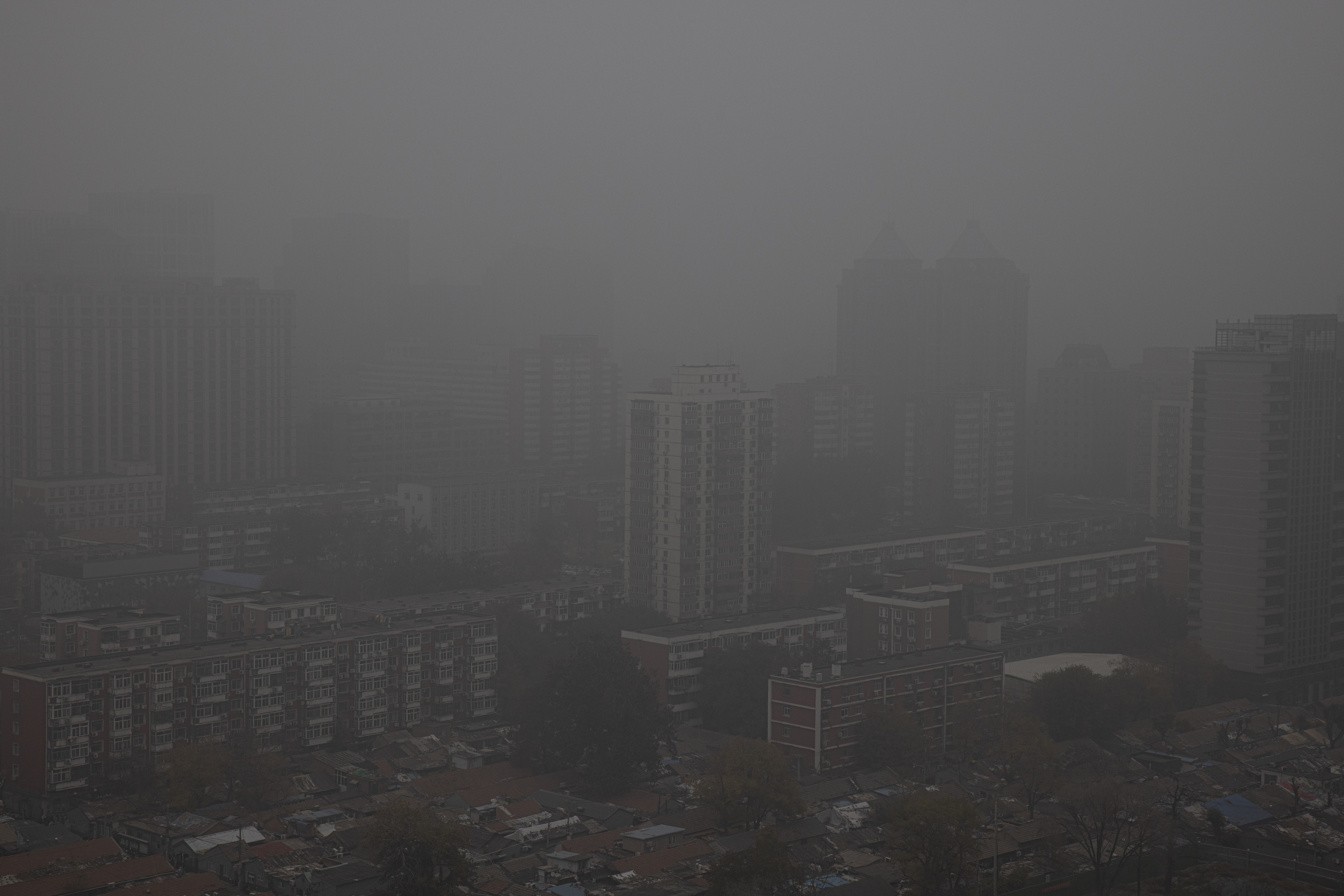 Air pollution in Beijing Peking Kina zagadjenje