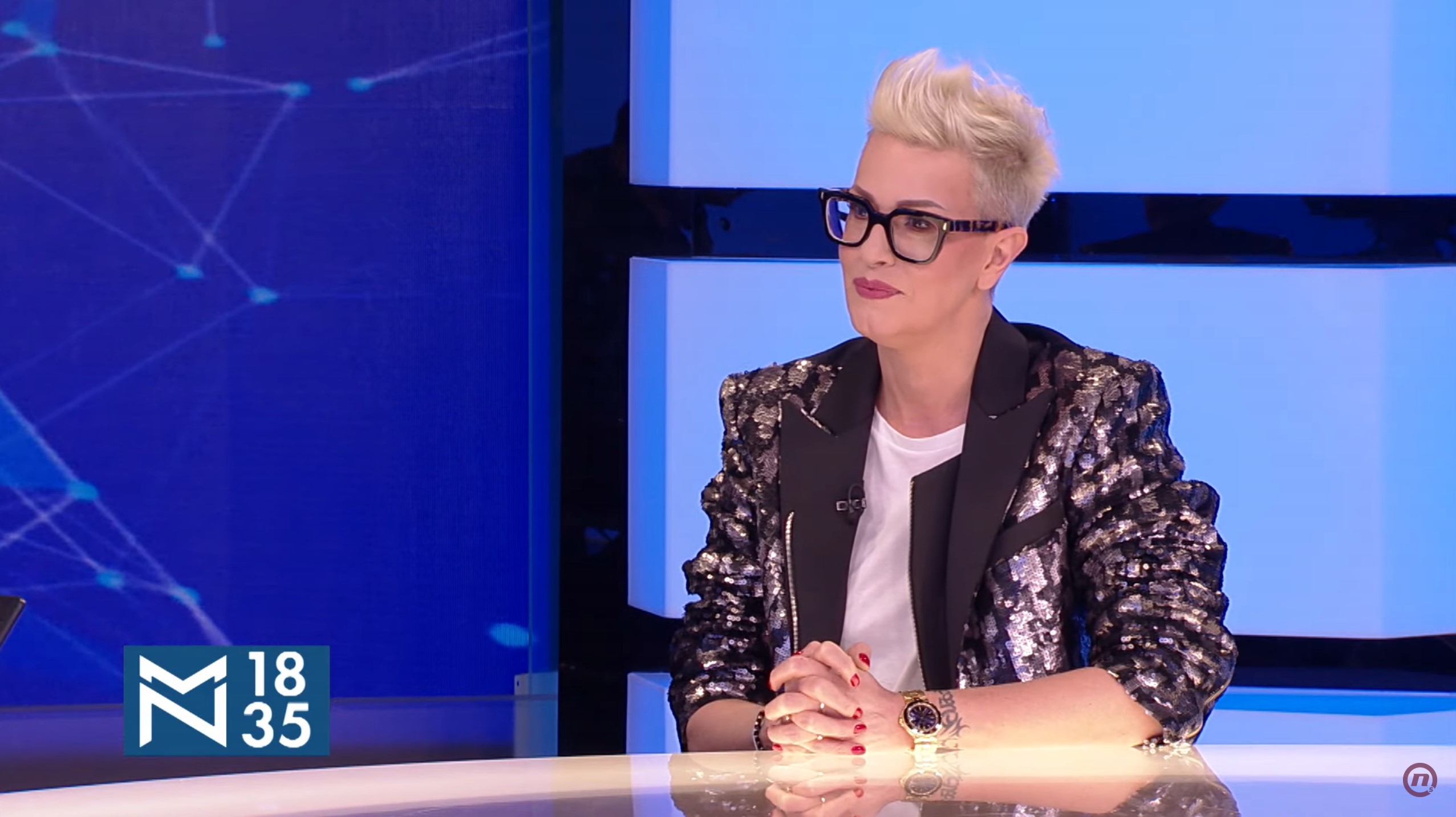 Tijana Dapčević, emisija Među nama, Medju nama Foto: NOVA S