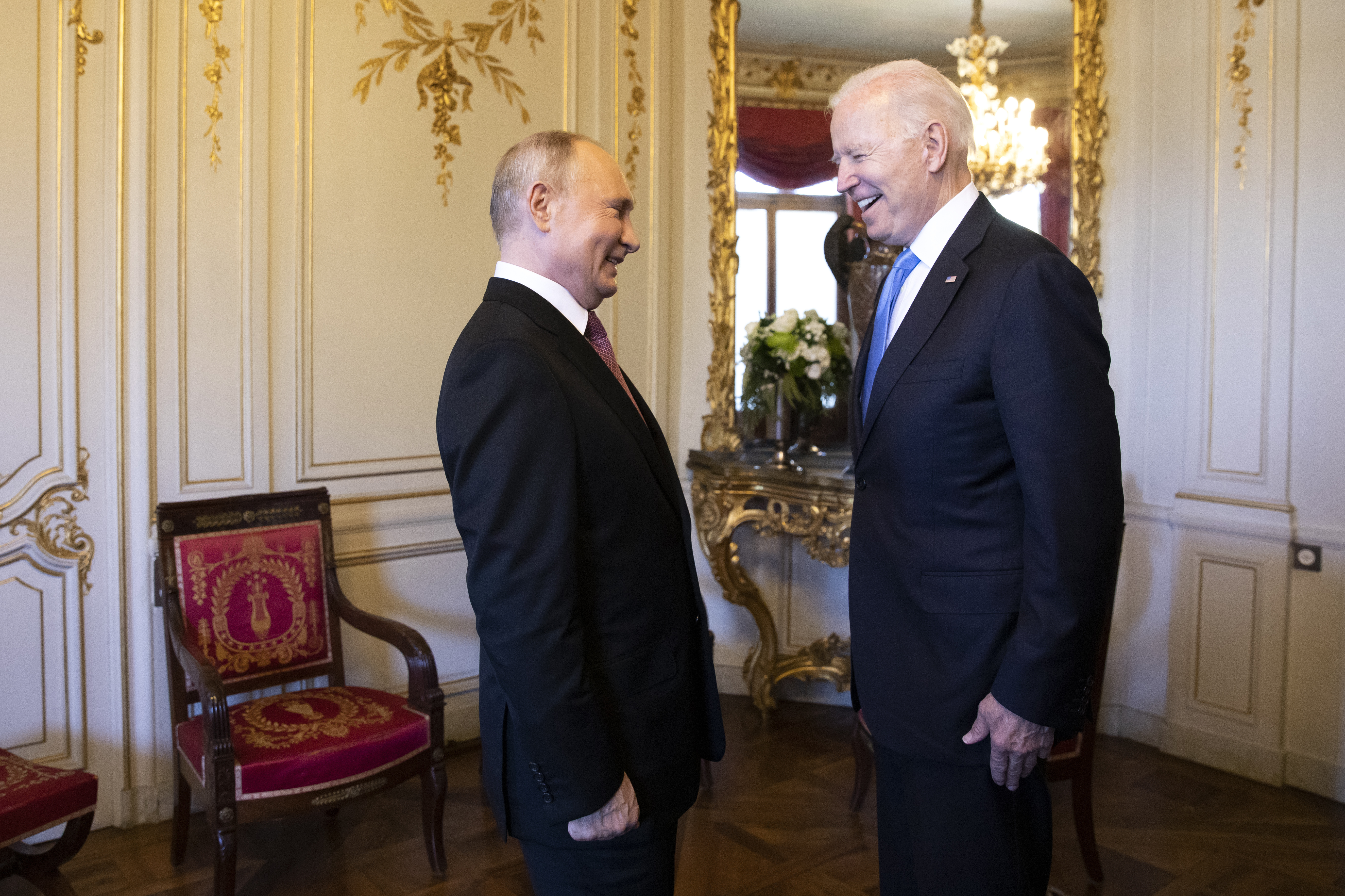 APTOPIX Switzerland Biden Putin