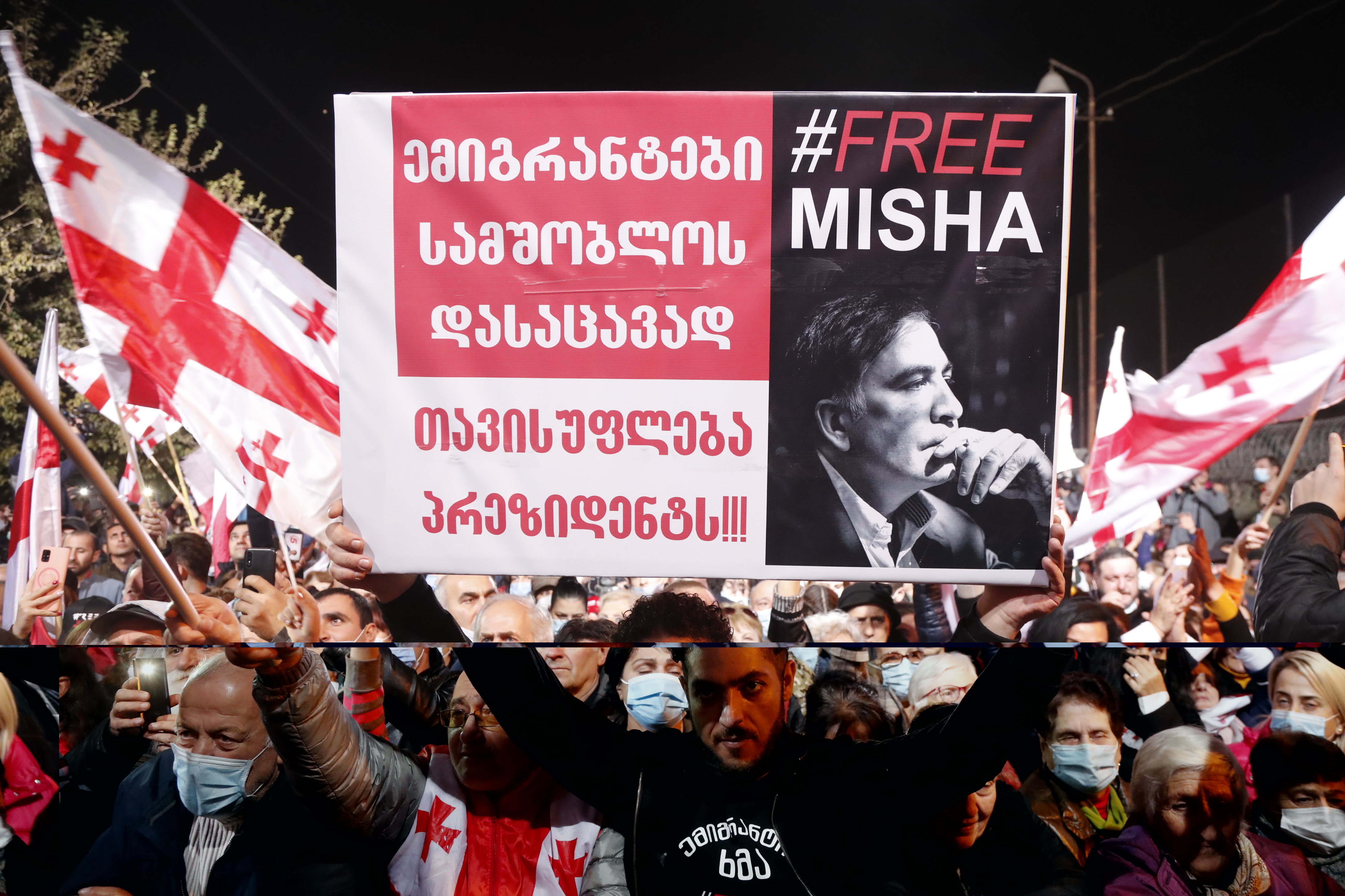 Former Georgian President Mikheil Saakashvili detained in Georgia