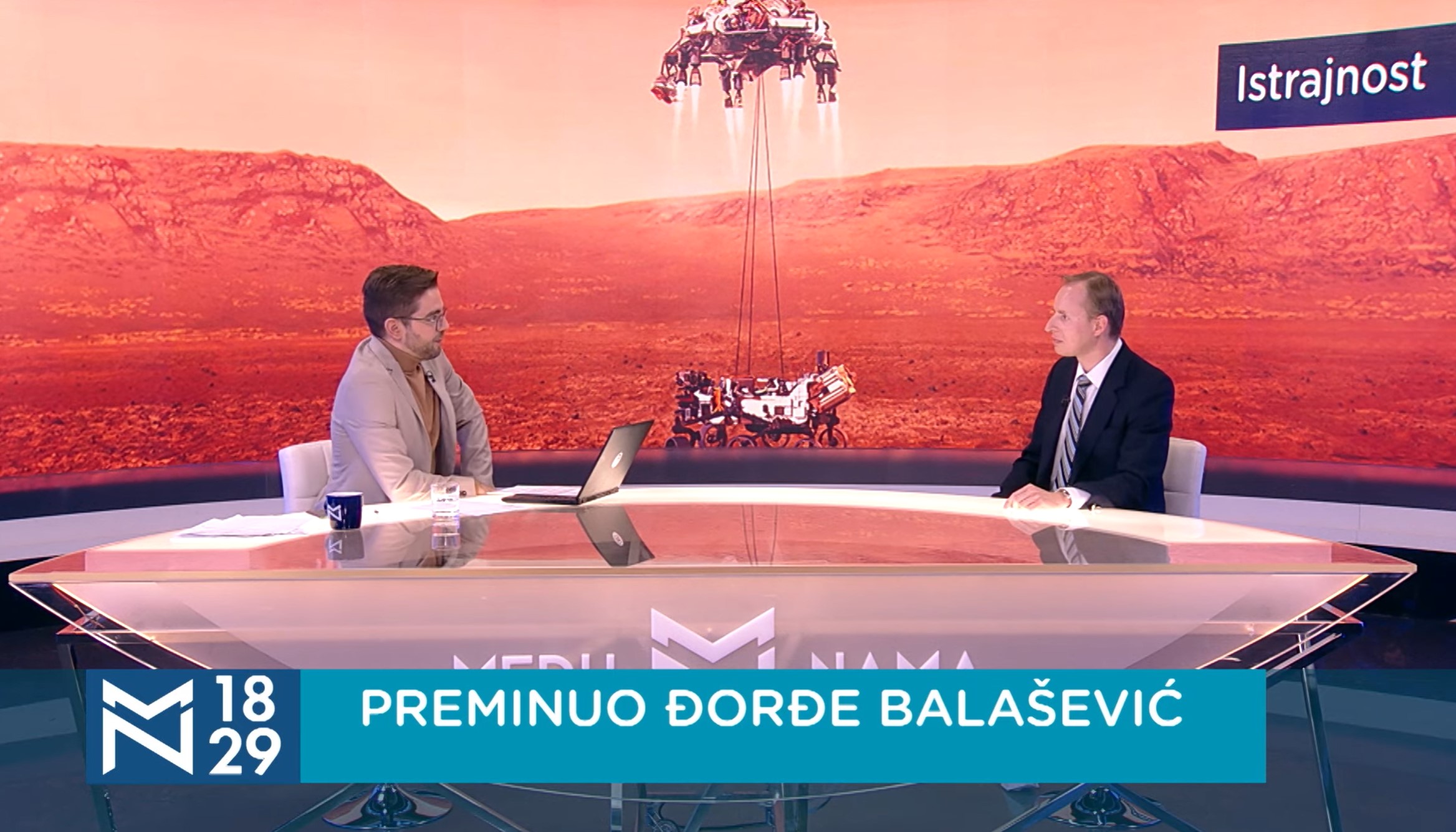 Medju Nama
Istrajnost - Gosti: Jovan Aleksić, Dragana Perković - Martin