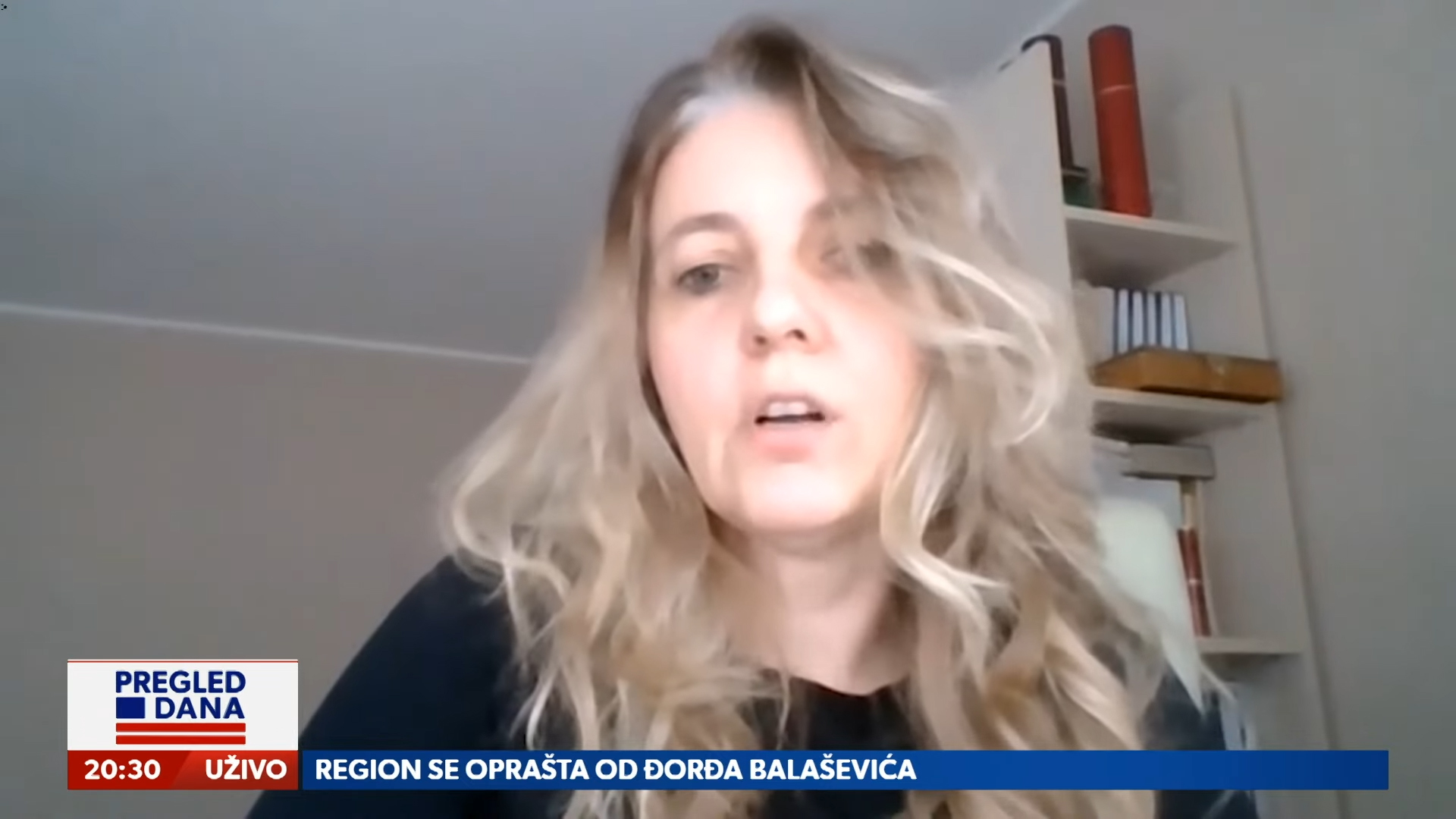 Zorana Lužanin Školski udžbenici, besplatni udžbenici, prilog, emisija Pregled dana Foto:  Newsmax Adria