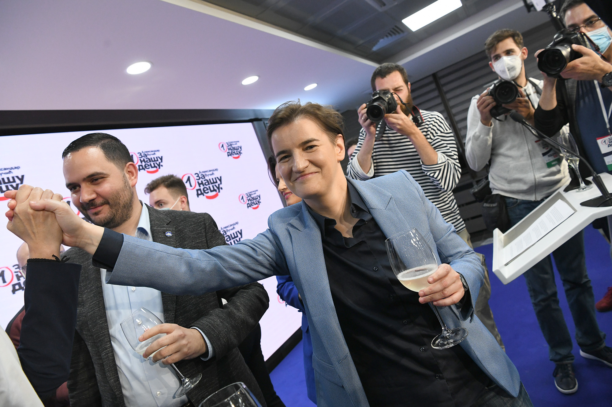 BEOGRAD 21.06.2020 Ana Brnabić, SNS, izborni stab foto Vesna Lalić/Nova.rs