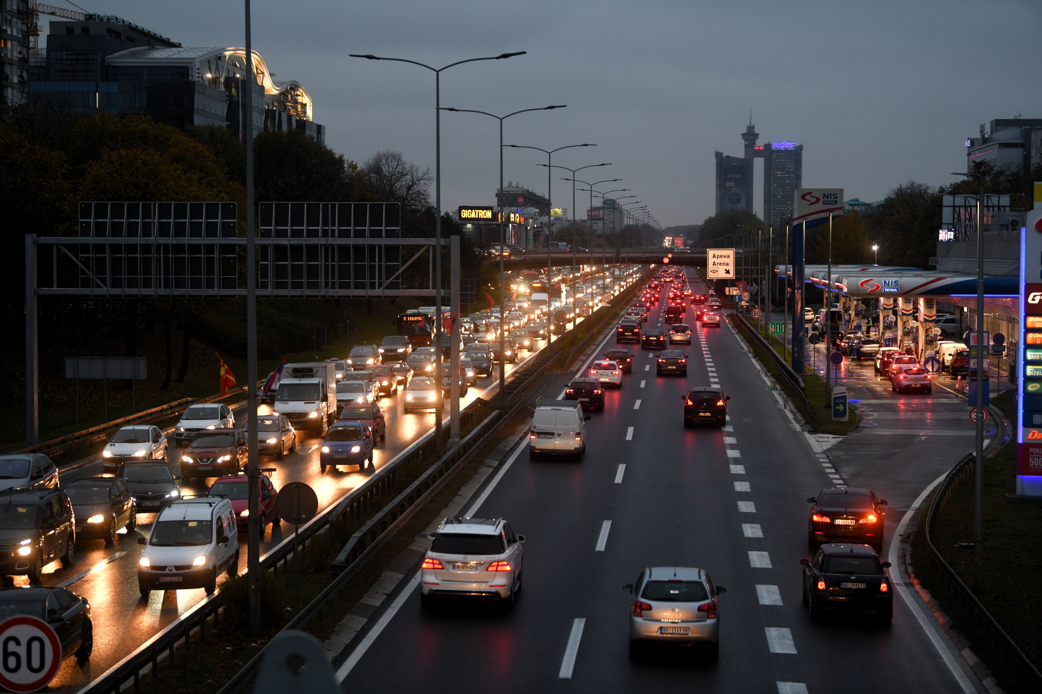 Beograd 05. novembar 2021. Saobracajna guzva, saobracaj, kolaps, Foto:Filip Krainčanić/Nova.rs