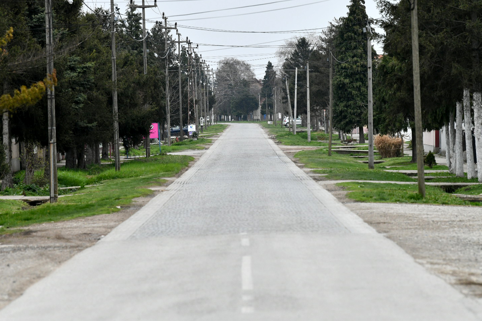 Hrtkovci 26.03.2020. Korona, koronavirus, grad, maske, prazno, ulica, selo, srem, sremacko, sremsko,  Foto: Vladislav Mitic/Nova.rs