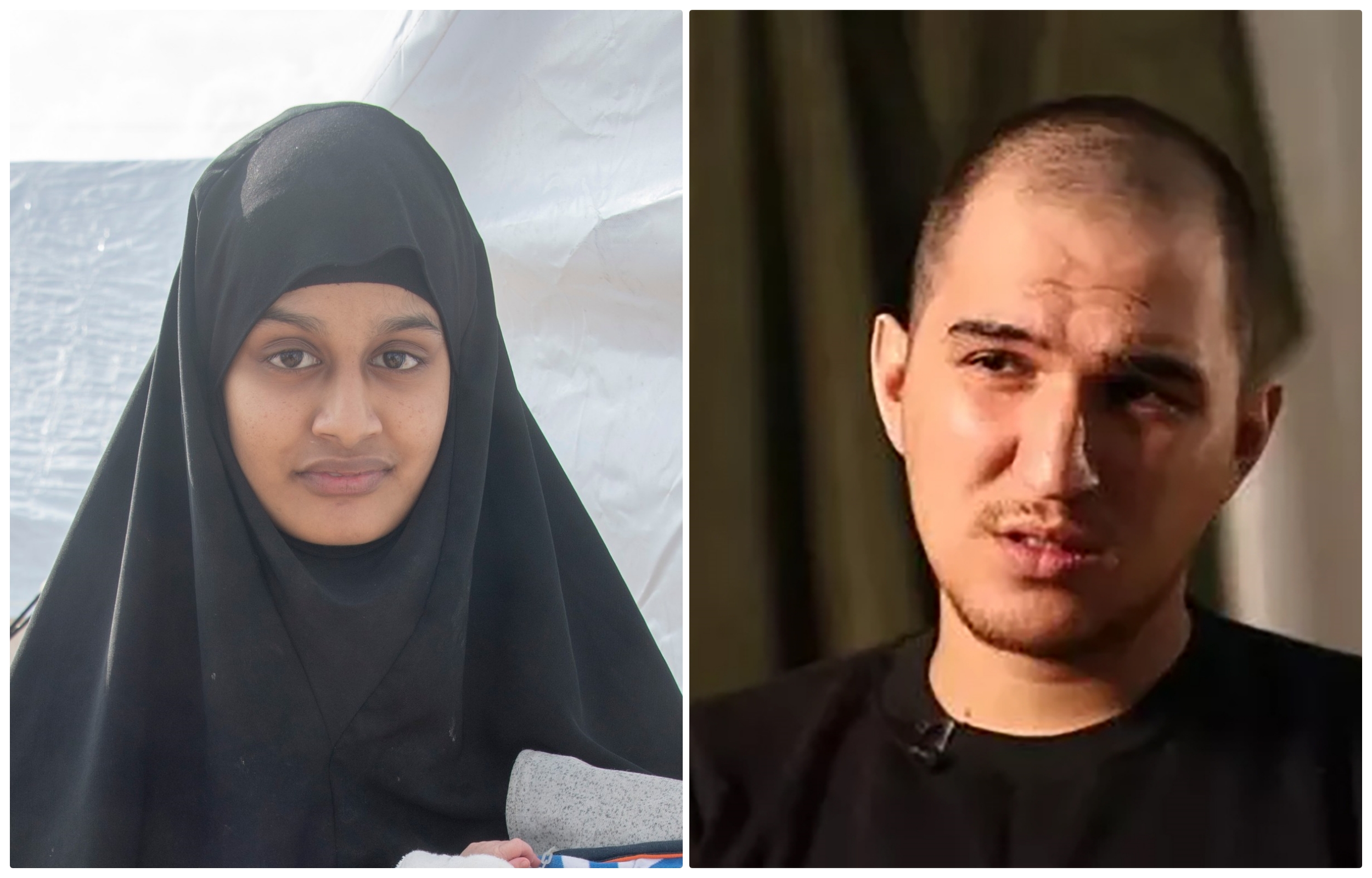 collage Yago Riedijk Shamima Begum