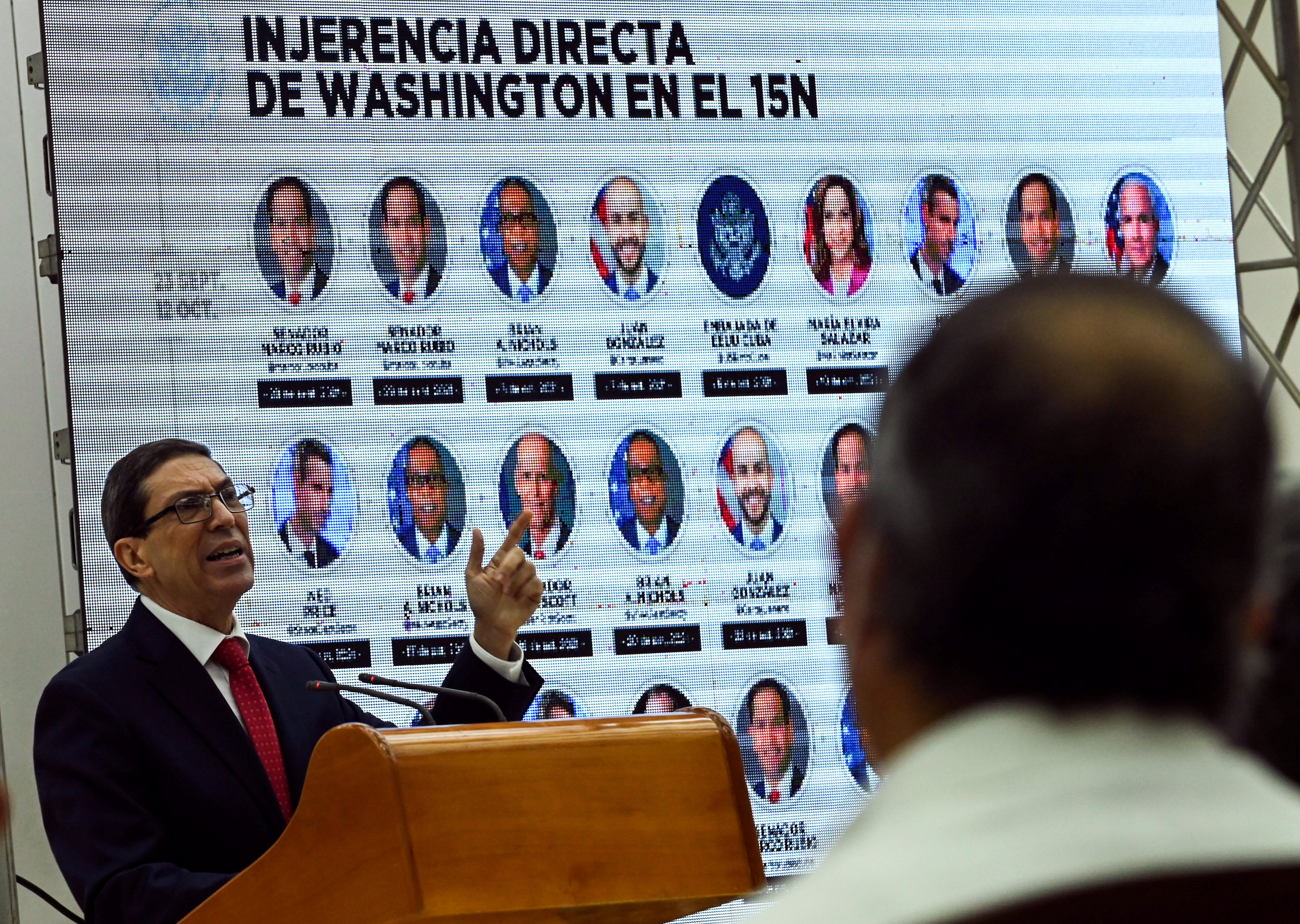 Cuban Foreign Minister urges foreign representatives to stay out of 15 November march