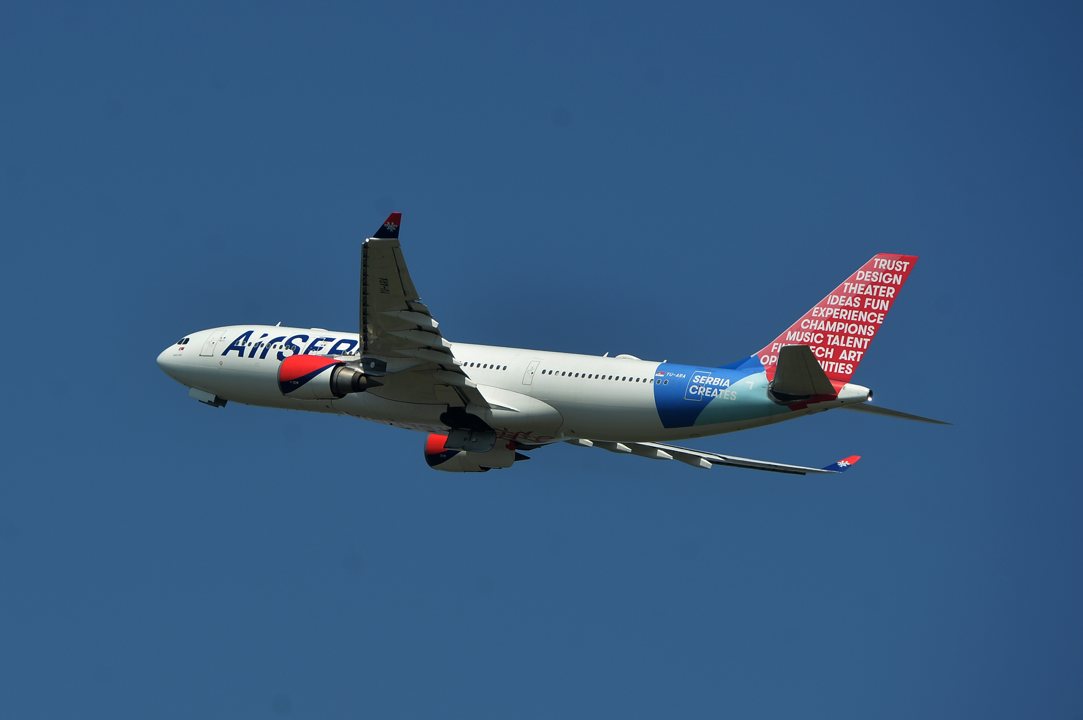 Beograd, 10. maja 2021 - ARHIVSKA FOTOGRAFIJA OD 25. aprila 2020 - Er Srbija ce u junu povecati broj letova do Osla, Larnake, a do Pariza ce leteti cak 11 puta nedeljno, najavila je nacionalna avio-kompanija. FOTO TANJUG/ ZORAN ZESTIC/ bs