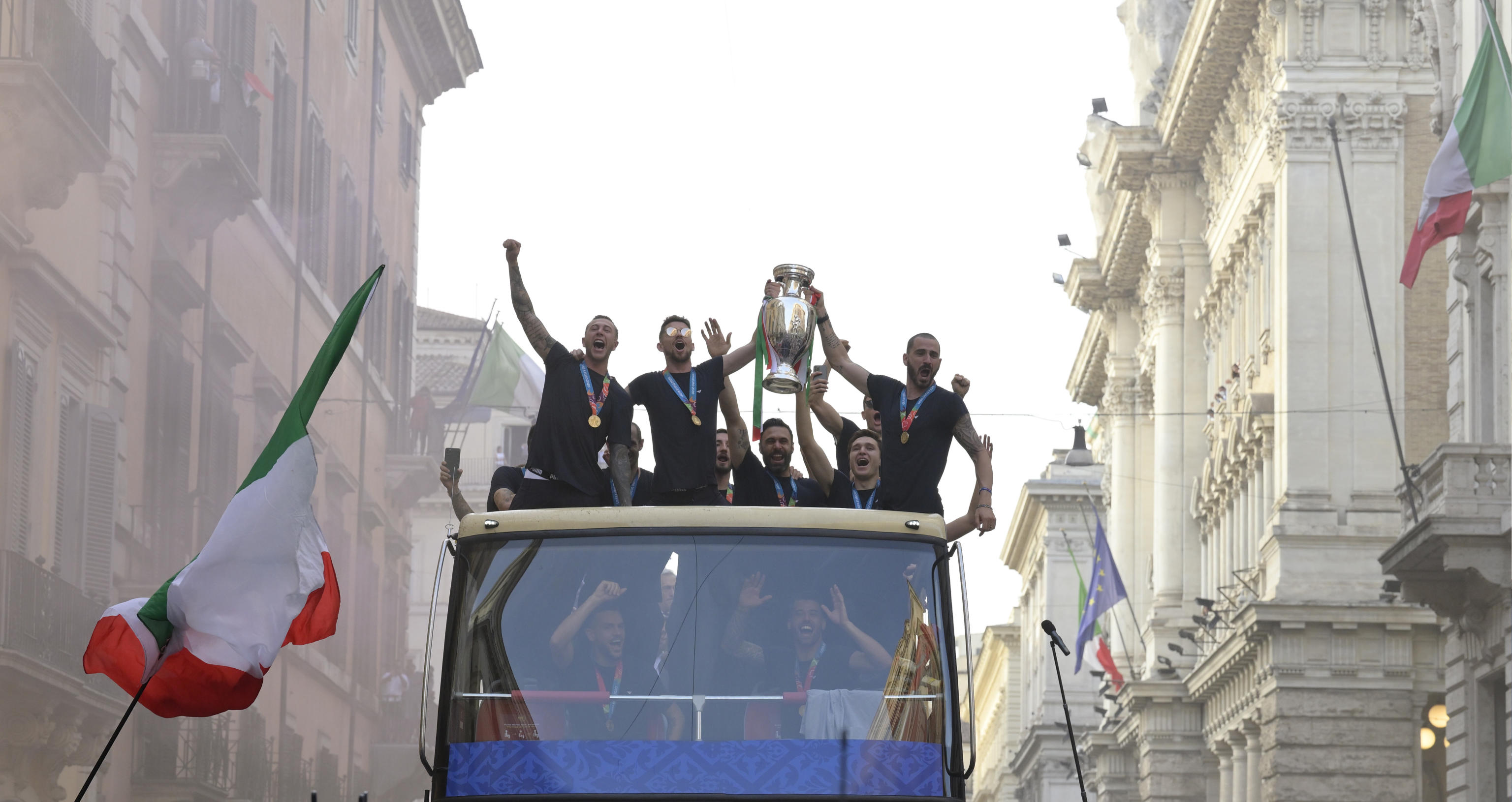 UEFA EURO 2020 winning Italian national football team