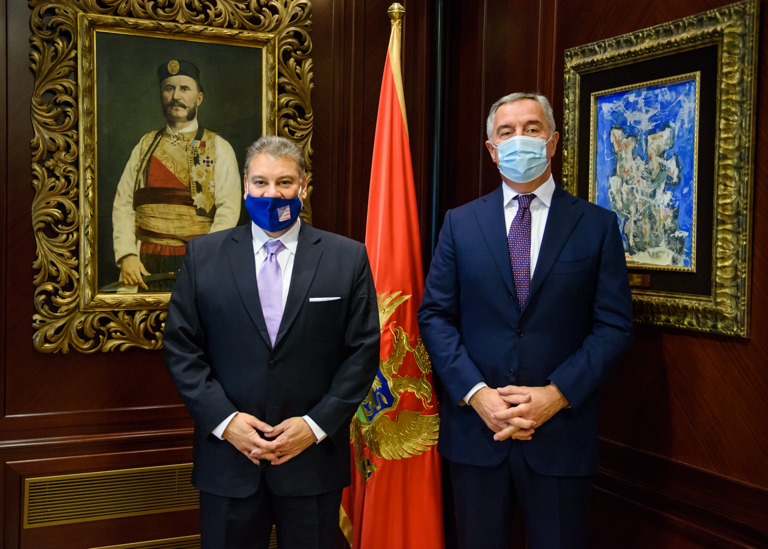 Gabrijel Eskobar i Milo Đukanović Foto: predsjednik.me
