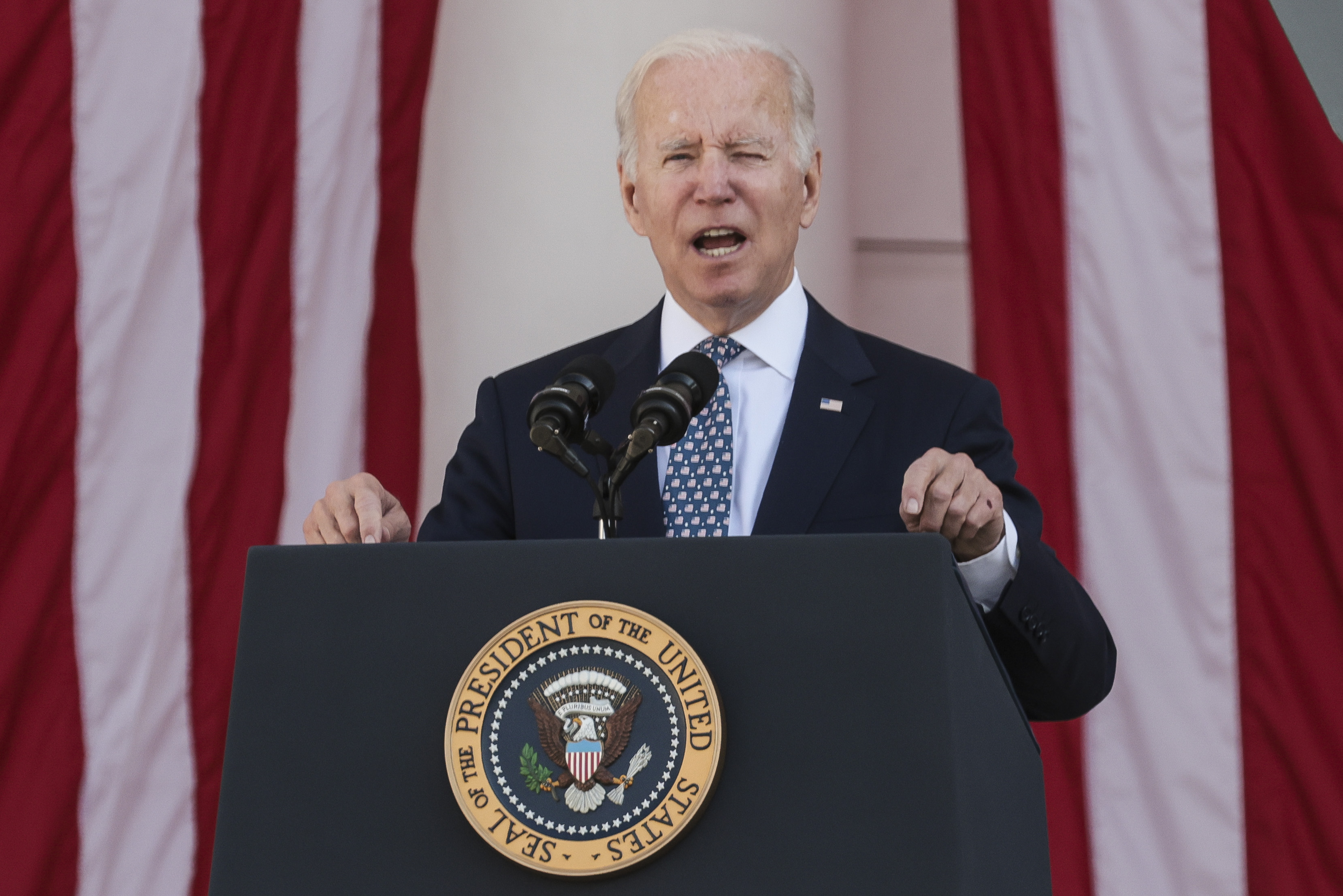 President Biden Visits Arlington National Cemetery On Veterans Day