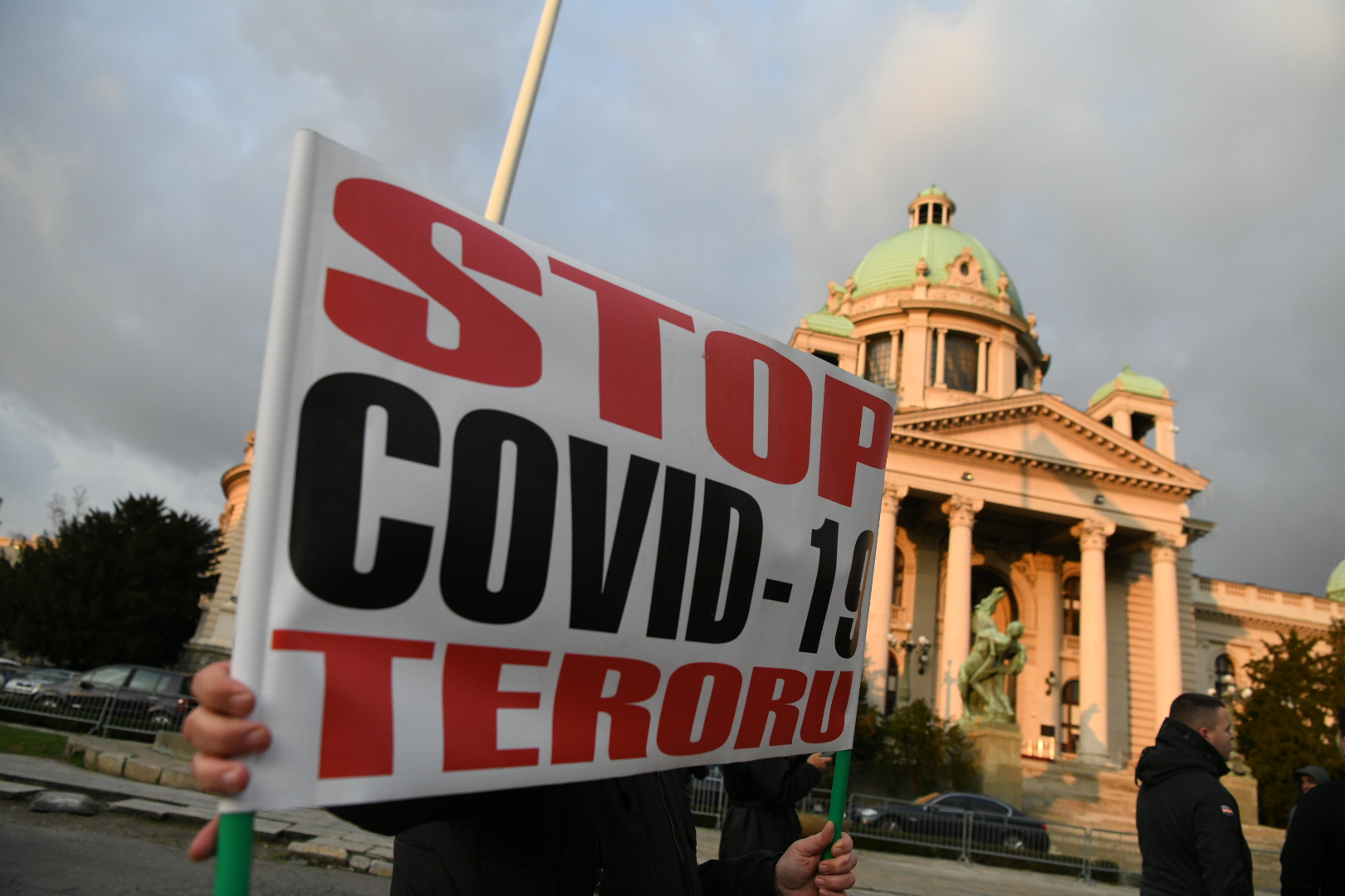 Beograd 16.03.2021. Protest ugostitelja ispred Skupštine Srbije Foto: Vesna Lalić/Nova.rs