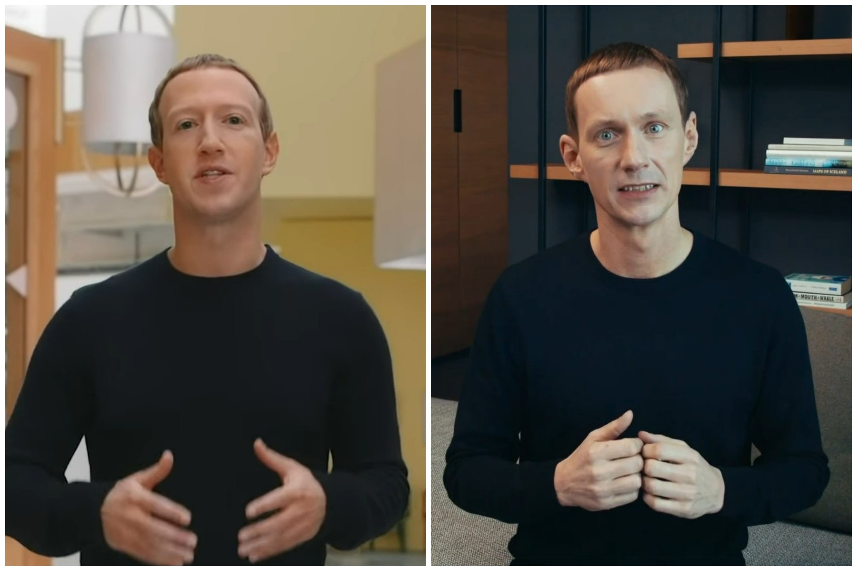 Mark Zukerberg, parodija, fejsbuk, meta, island Foto: Printscreen/YouTube/Meta/Facebook/Inspired by Iceland