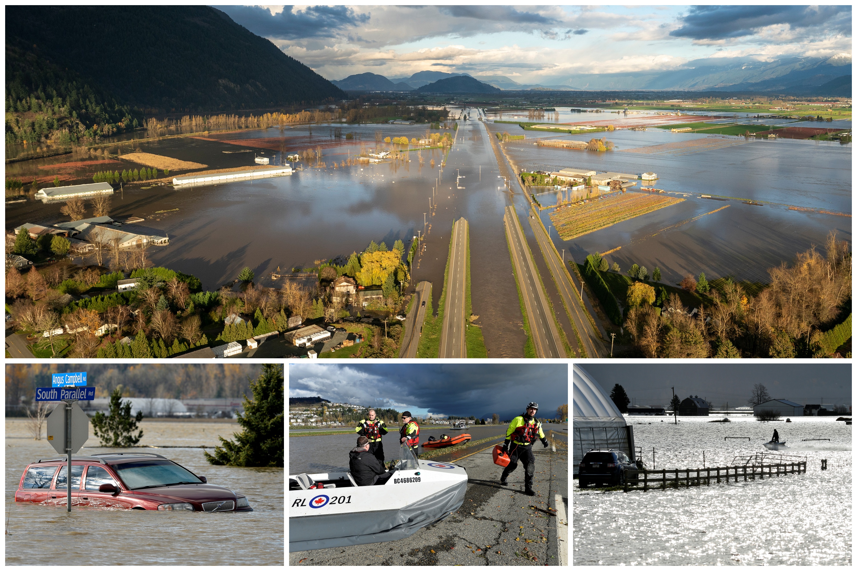 Kanada poplave, kombo Foto: TANJUG/Jonathan Hayward/The Canadian Press via AP/REUTERS/Jennifer Gauthier