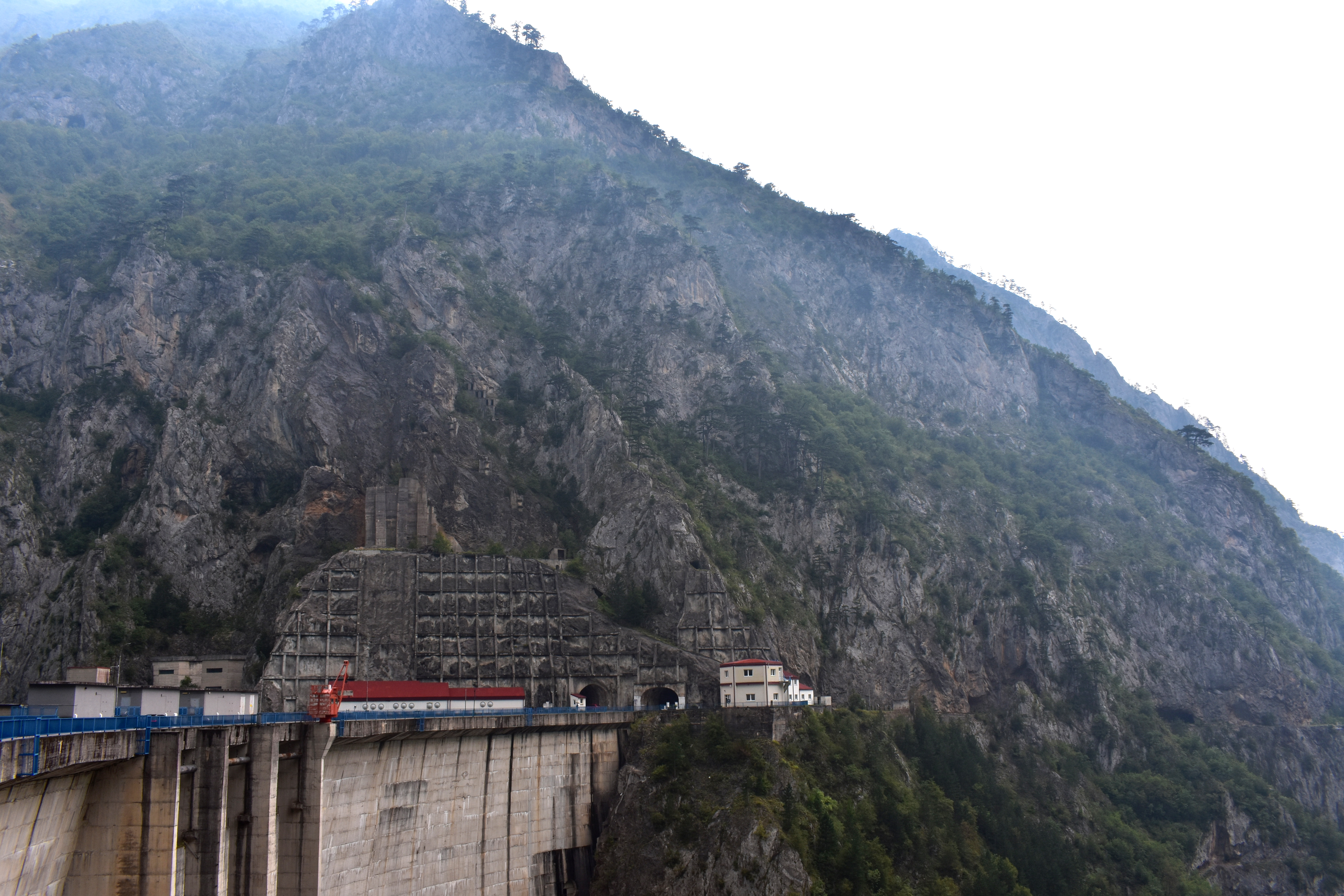 Hydro,Power,Plant,Of,"mratinje,Dam",In,Montenegro.