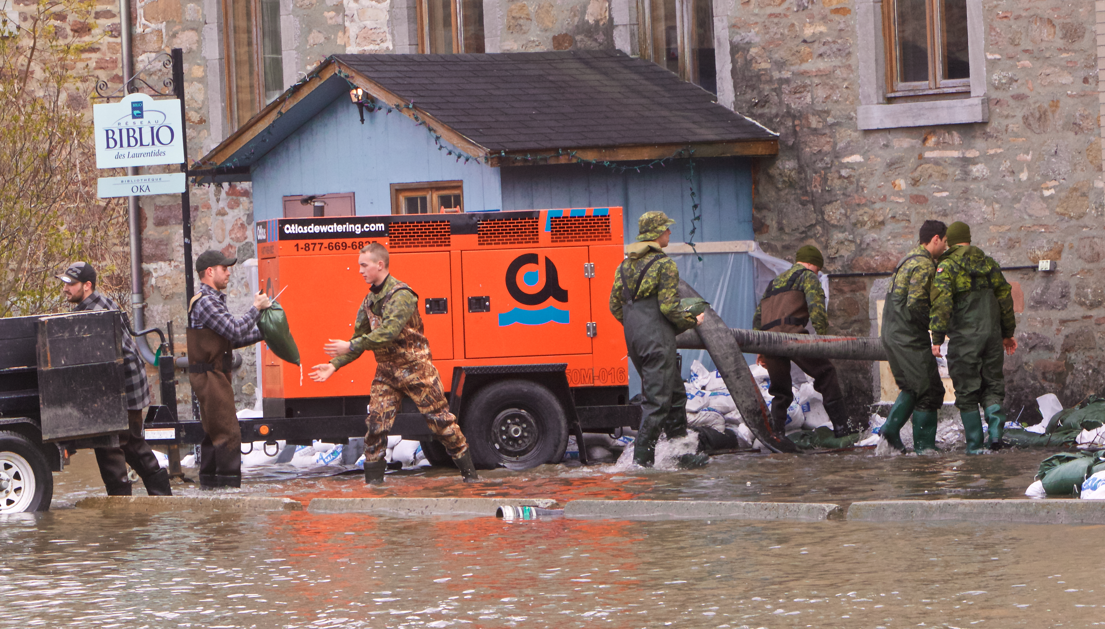 Flooding across Quebec