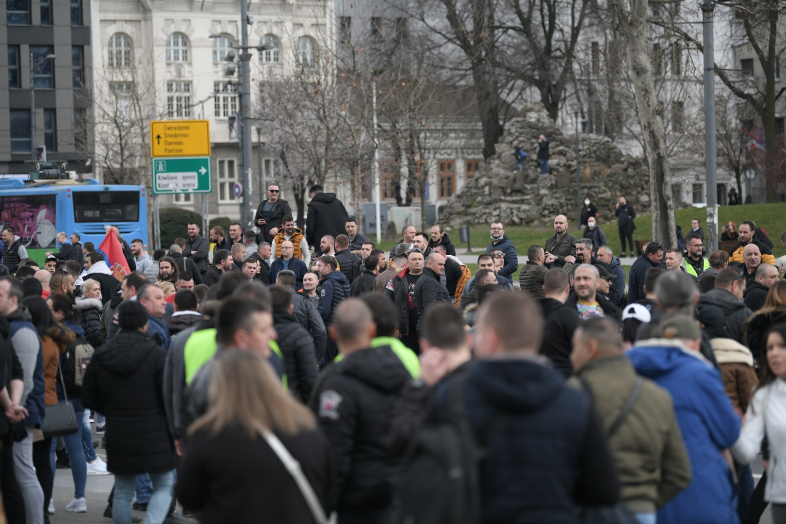Beograd, 14.03.2021. Protest muzičara ispred Skupštine, muzičari Foto: Dragan Mujan/Nova.rs