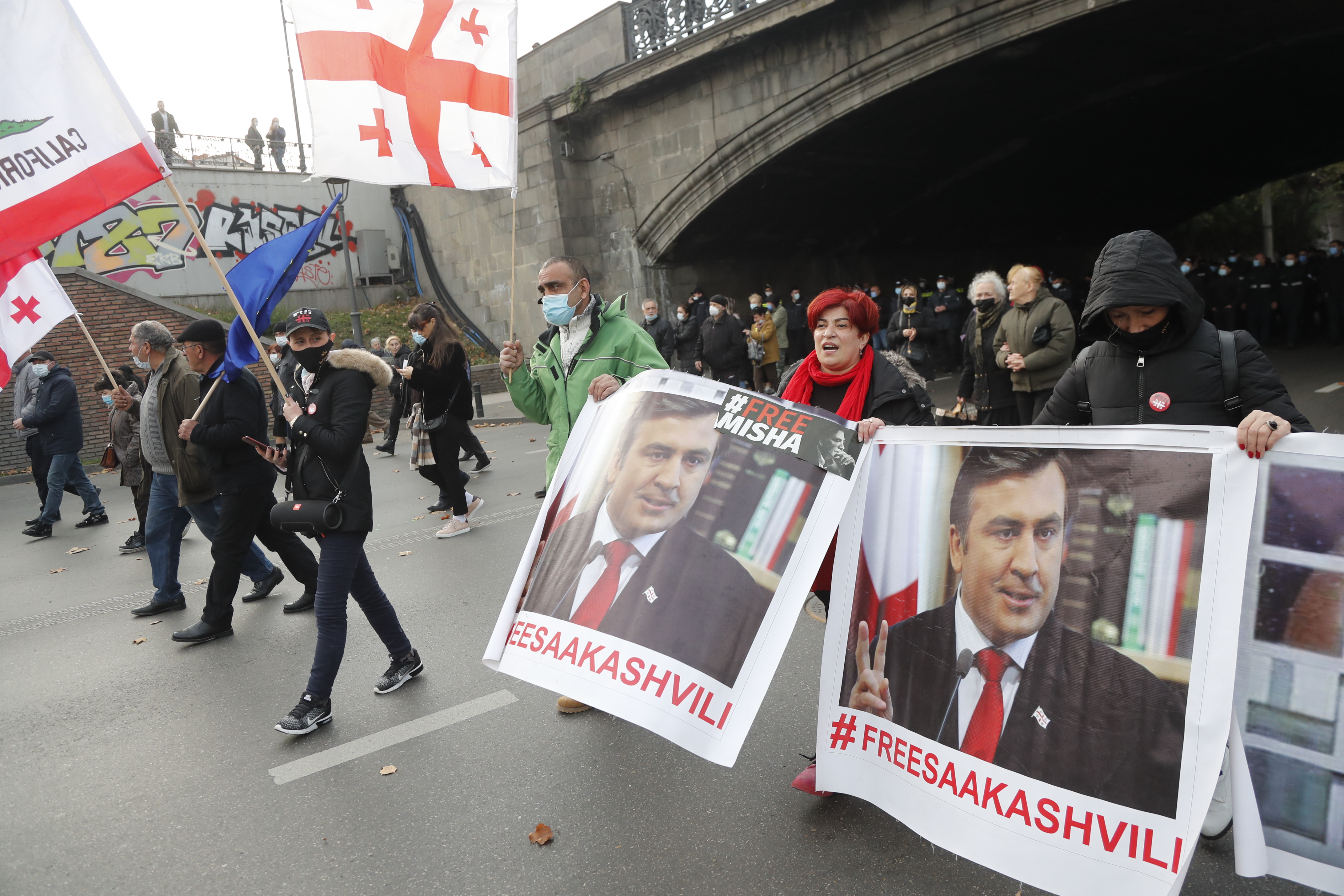 Former Georgian President Mikheil Saakashvili detained in Georgia