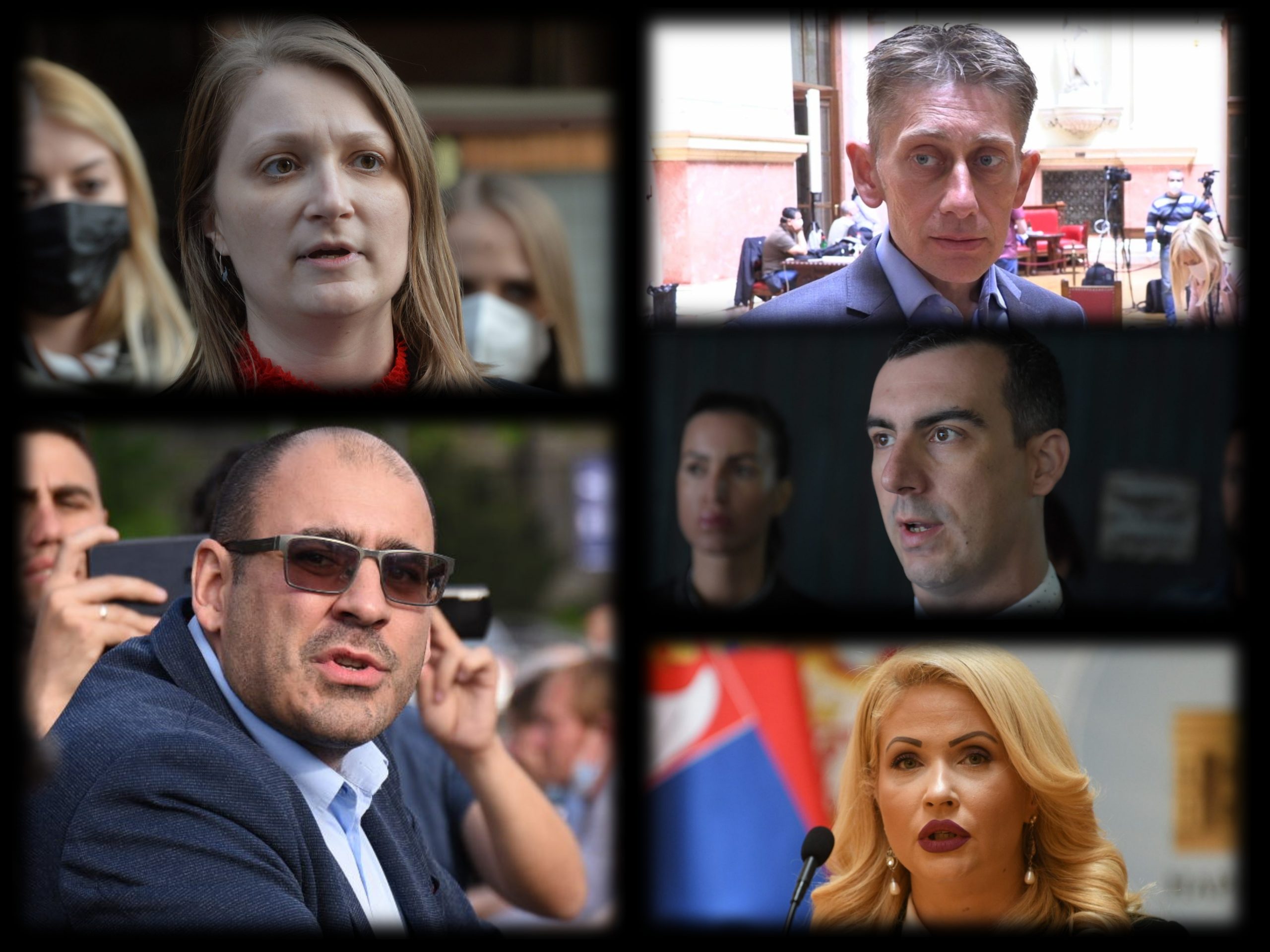 Aleksandar Martinović, Vladimir Đukanović, Vladimir Orlić, Sandra Božić i Biljana Pantić Pilja.