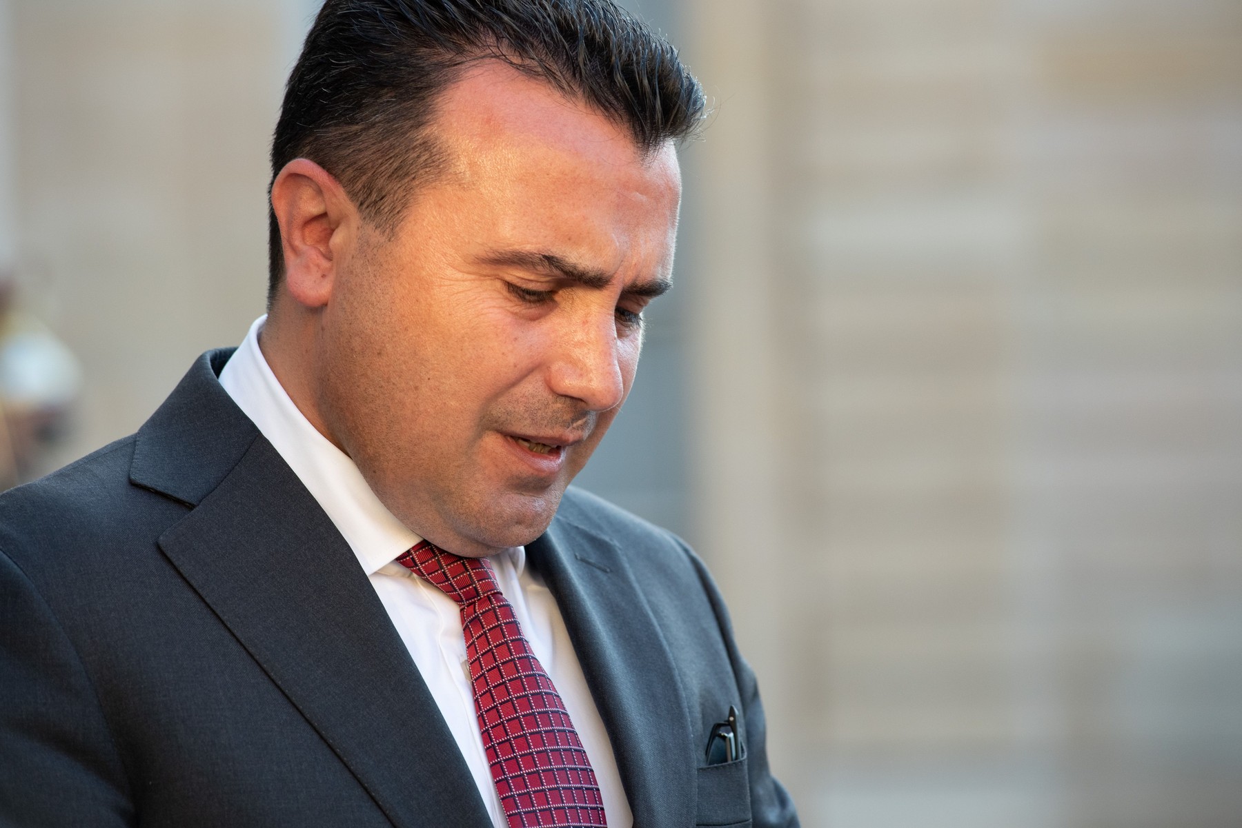 FRA - EMMANUEL MACRON RECOIT ZORAN ZAEV  - DEJEUNER DE TRAVAIL - PALAIS DE L ELYSEE