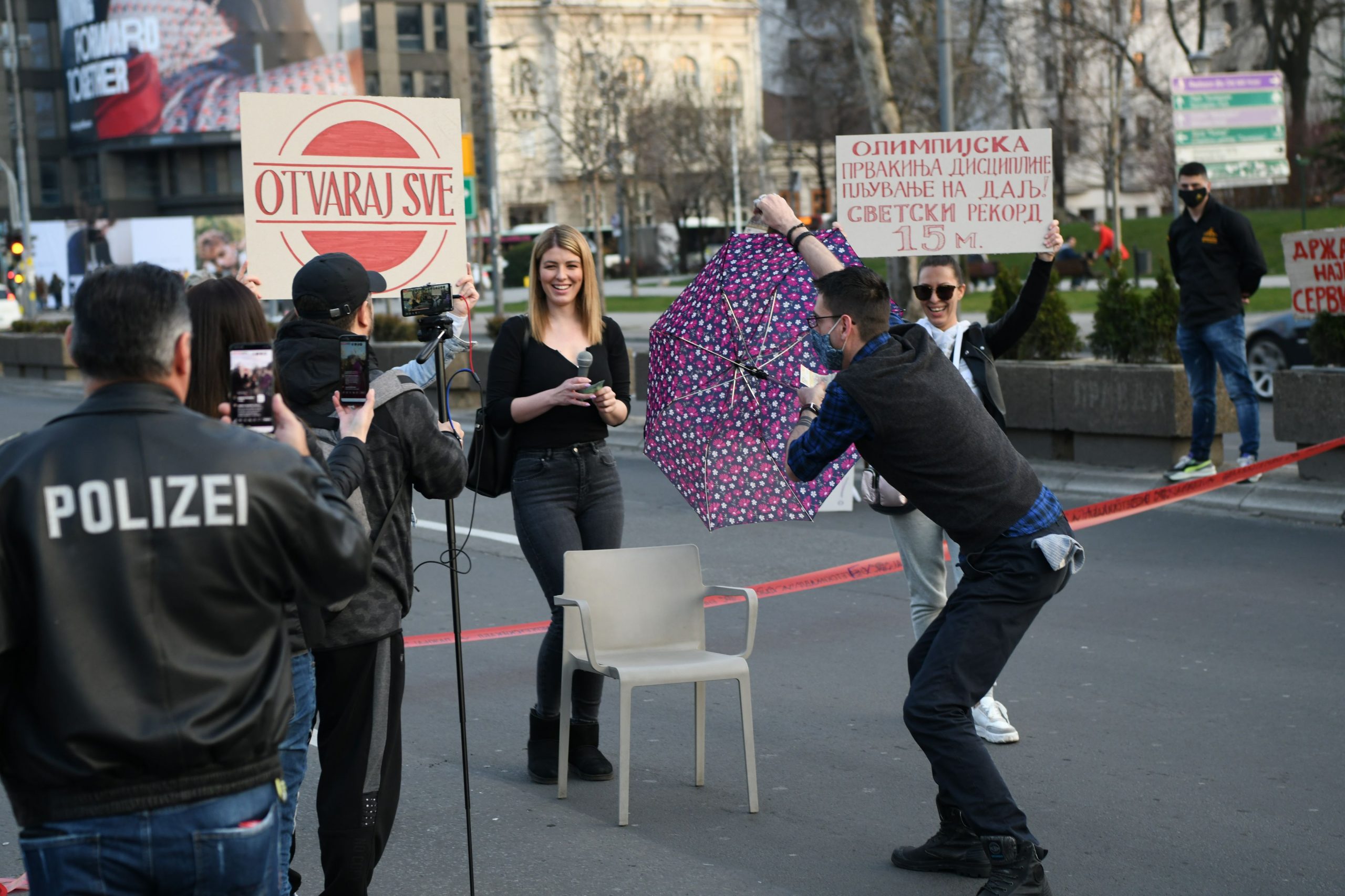 Beograd 27.03.2021. Ugostitelji, Velika Plana, protest, Skupština Srbije Foto: Goran Srdanov/Nova.rs