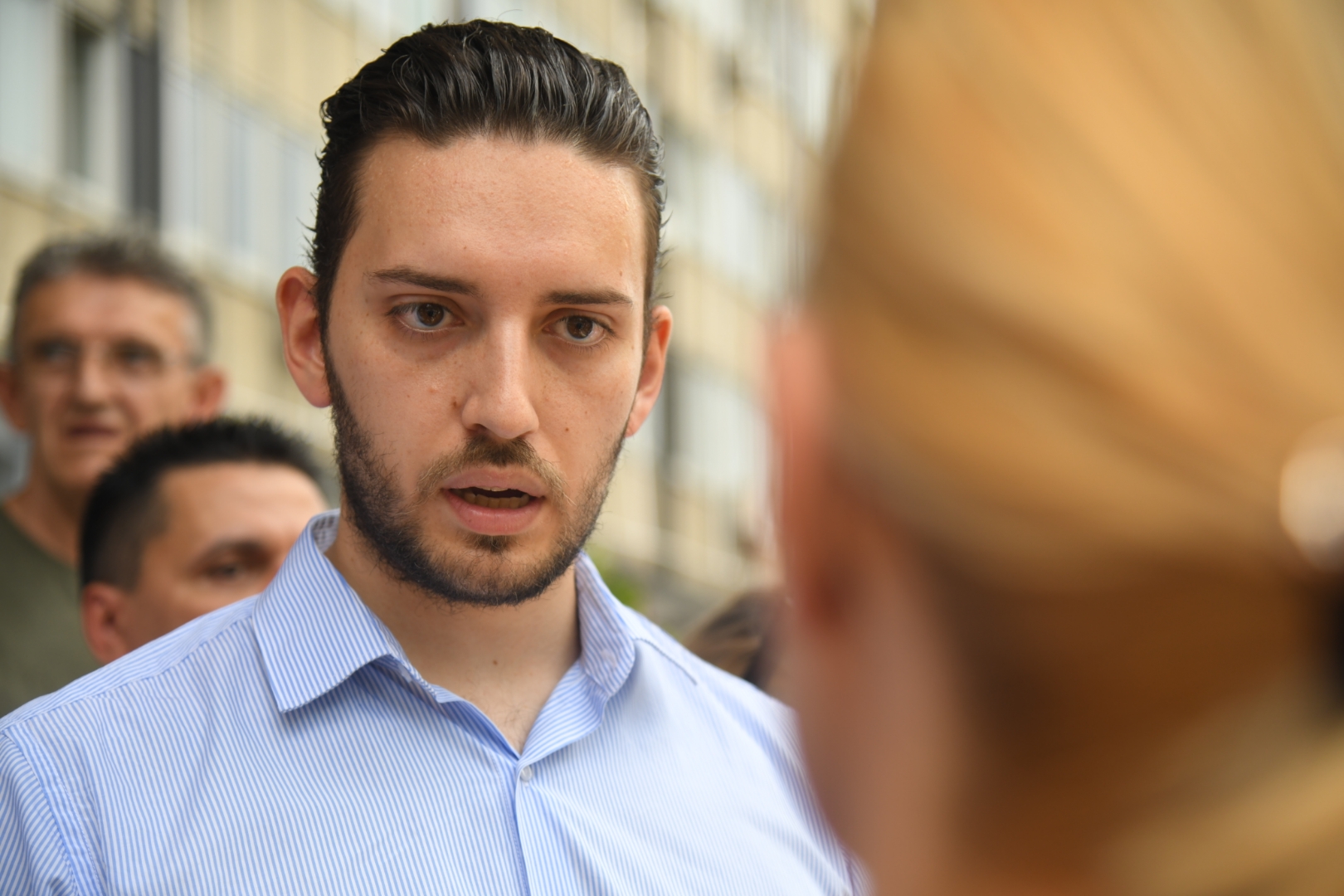 Beograd 25. jun 2021. Pokret slobodnih gradjana PSG podnosenje Republickoj javnoj tuziteljki inicijativu za pokretanje postupka zabrane rada udruzenja Levijatan Foto:Nemanja Jovanović/Nova.rs