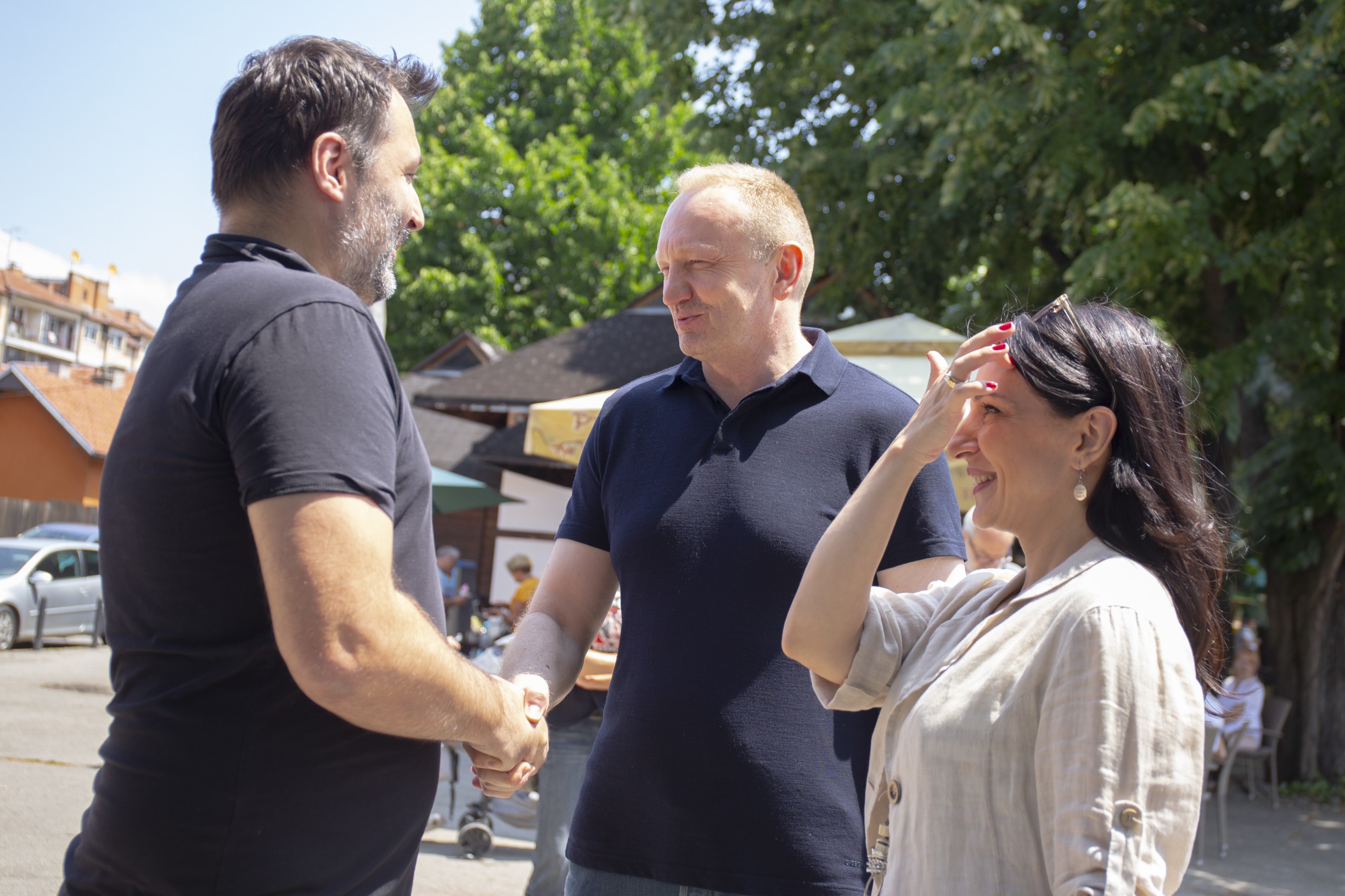 Valjevo 10.07.2021. Marinika Tepić i Dragan Đilas, Dragan Djilas, Stranka slobode i pravde, SSP Foto: Jovan Marković/Stranka slobobde i pravde