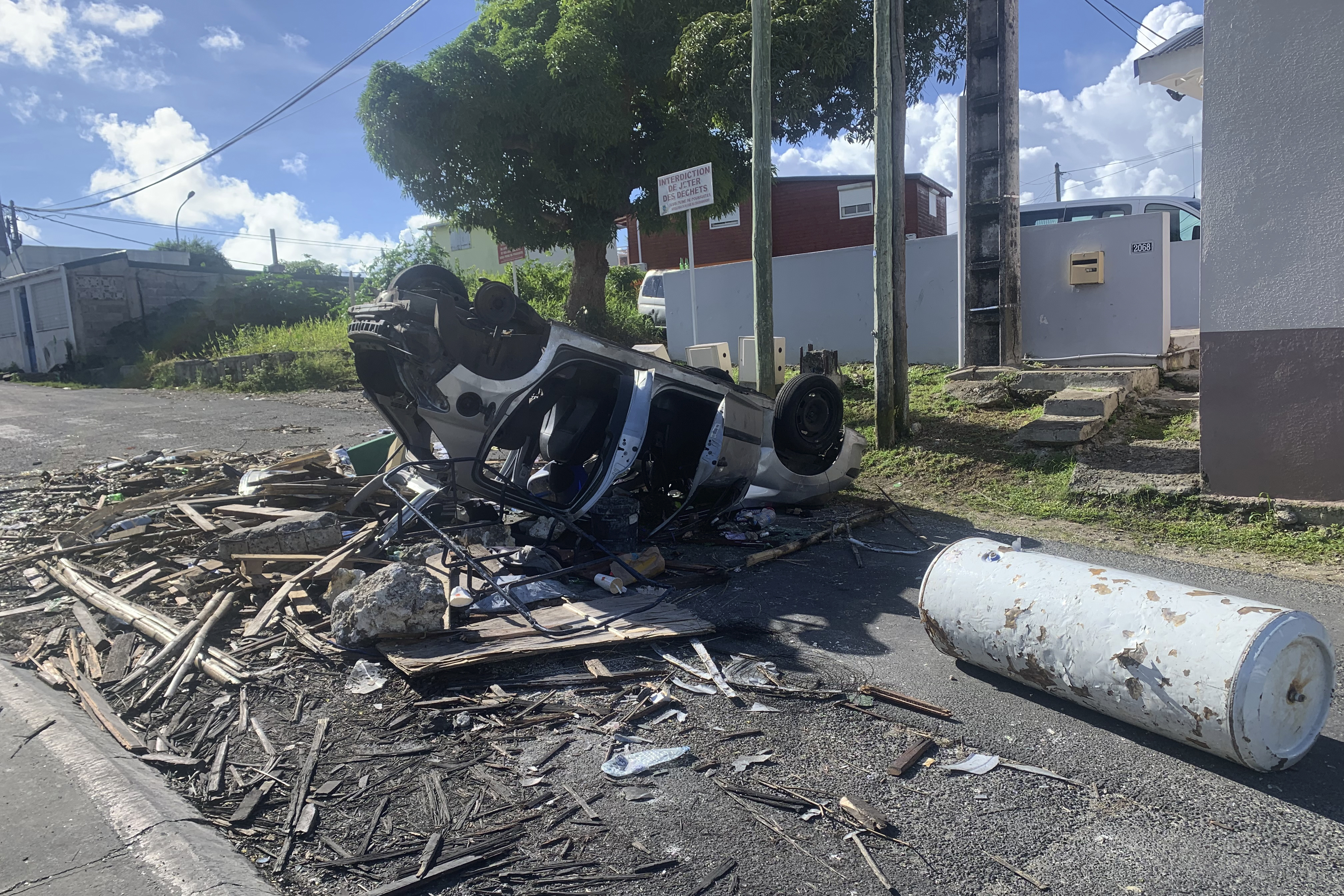 Virus Outbreak France Guadeloupe Protests