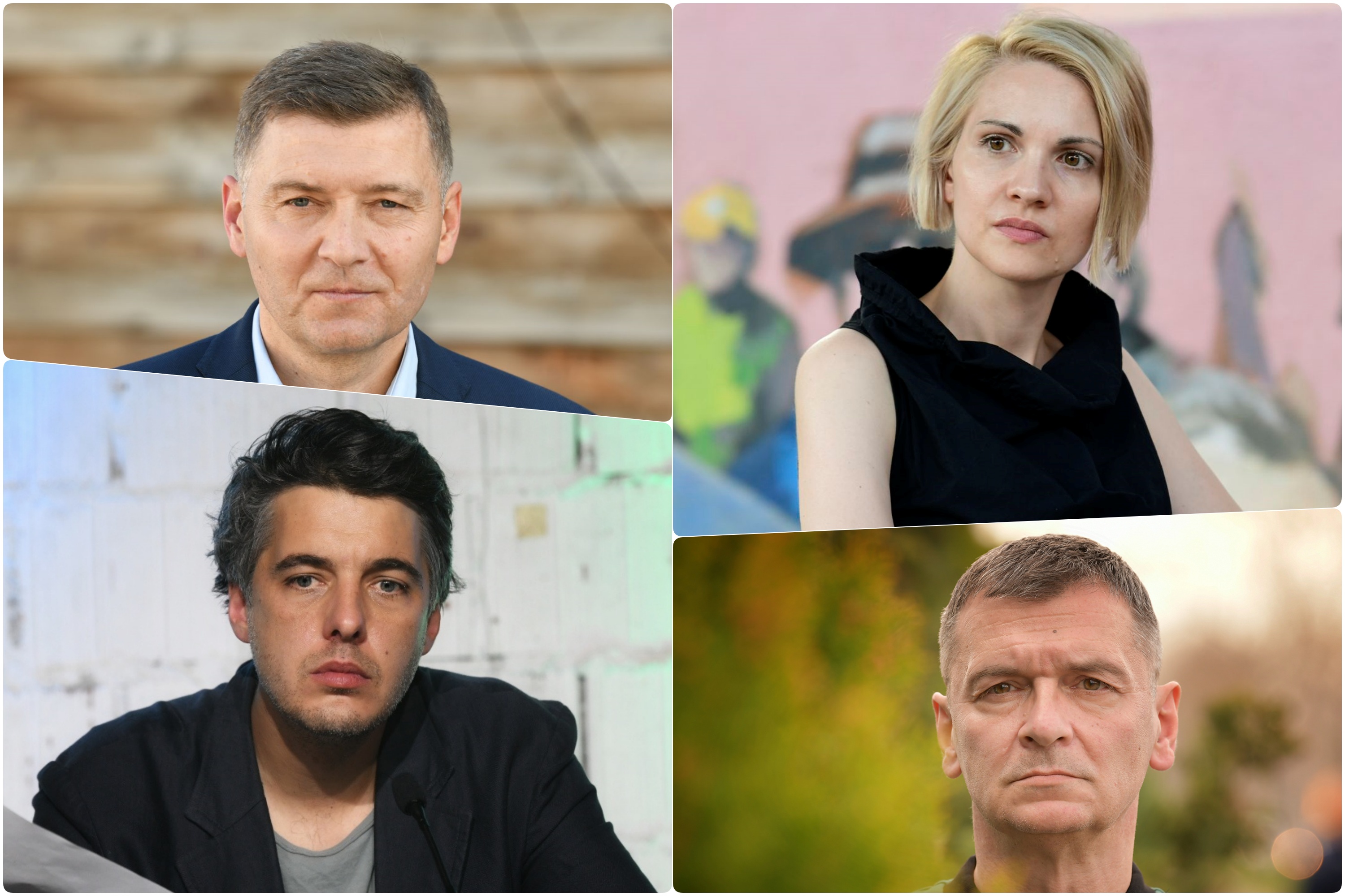 Aleksandar Jovanović Ćuta iz "Odbranimo reke Stare planine",  Đorđe Miketić iz "Srca grada", Jelena Vasiljević iz "Ne davimo Beograd" i Nebojša Zelenović, kao predstavnik "Zajedno za Srbiju"