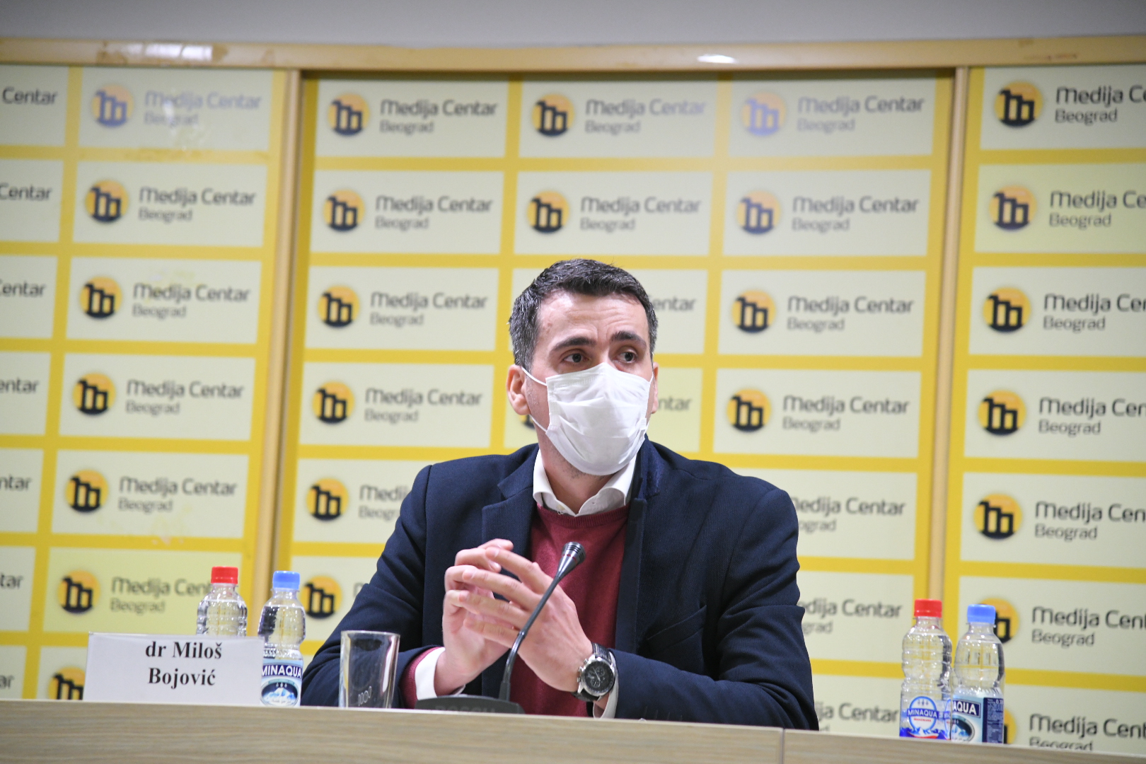 Beograd, 14.10.2020. Ujedinjeni protiv Kovida, Miloš Bojović Foto: Nemanja Jovanović/Nova.rs