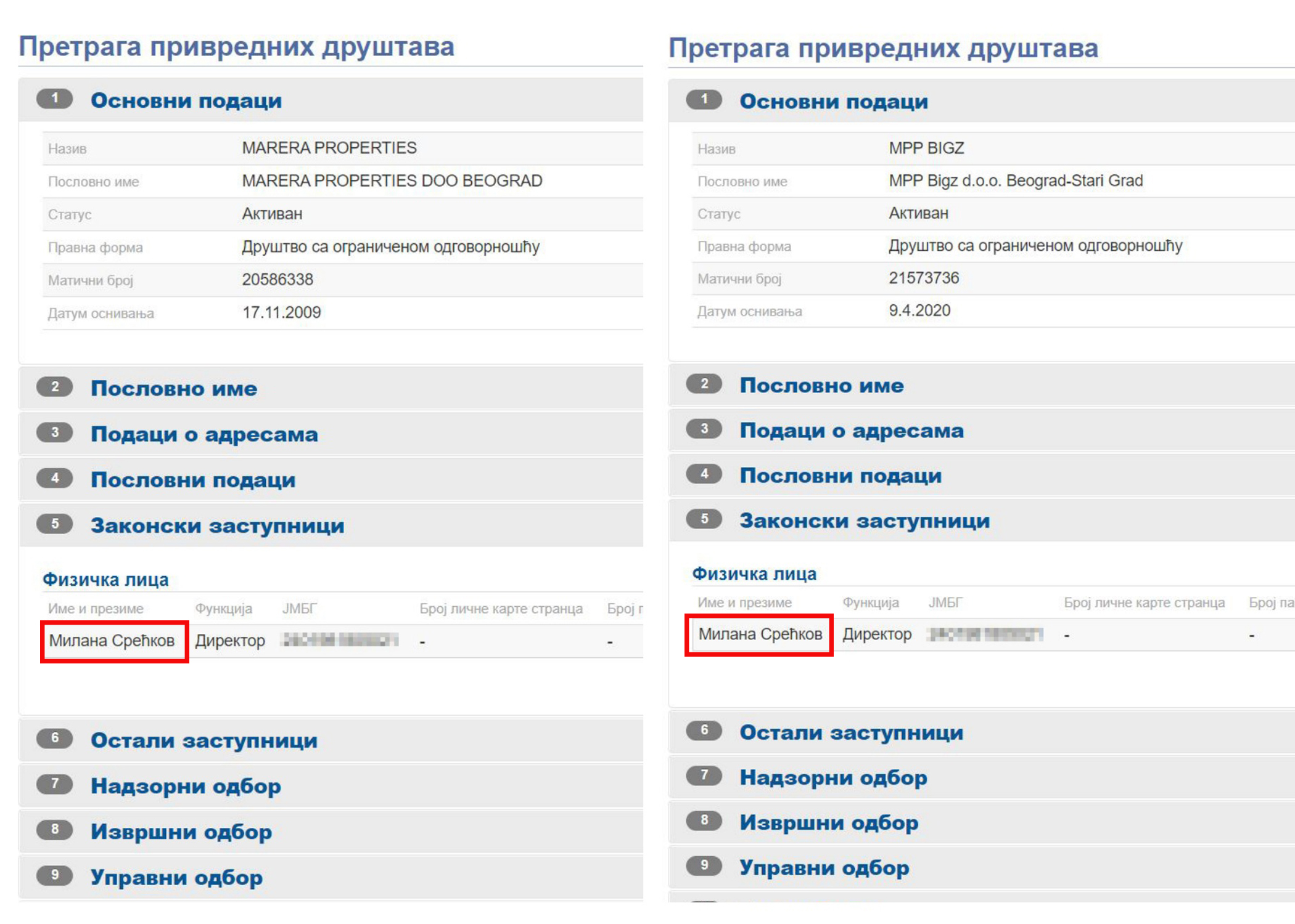 Milana Srećkov, direktor Marera properties, Bigz