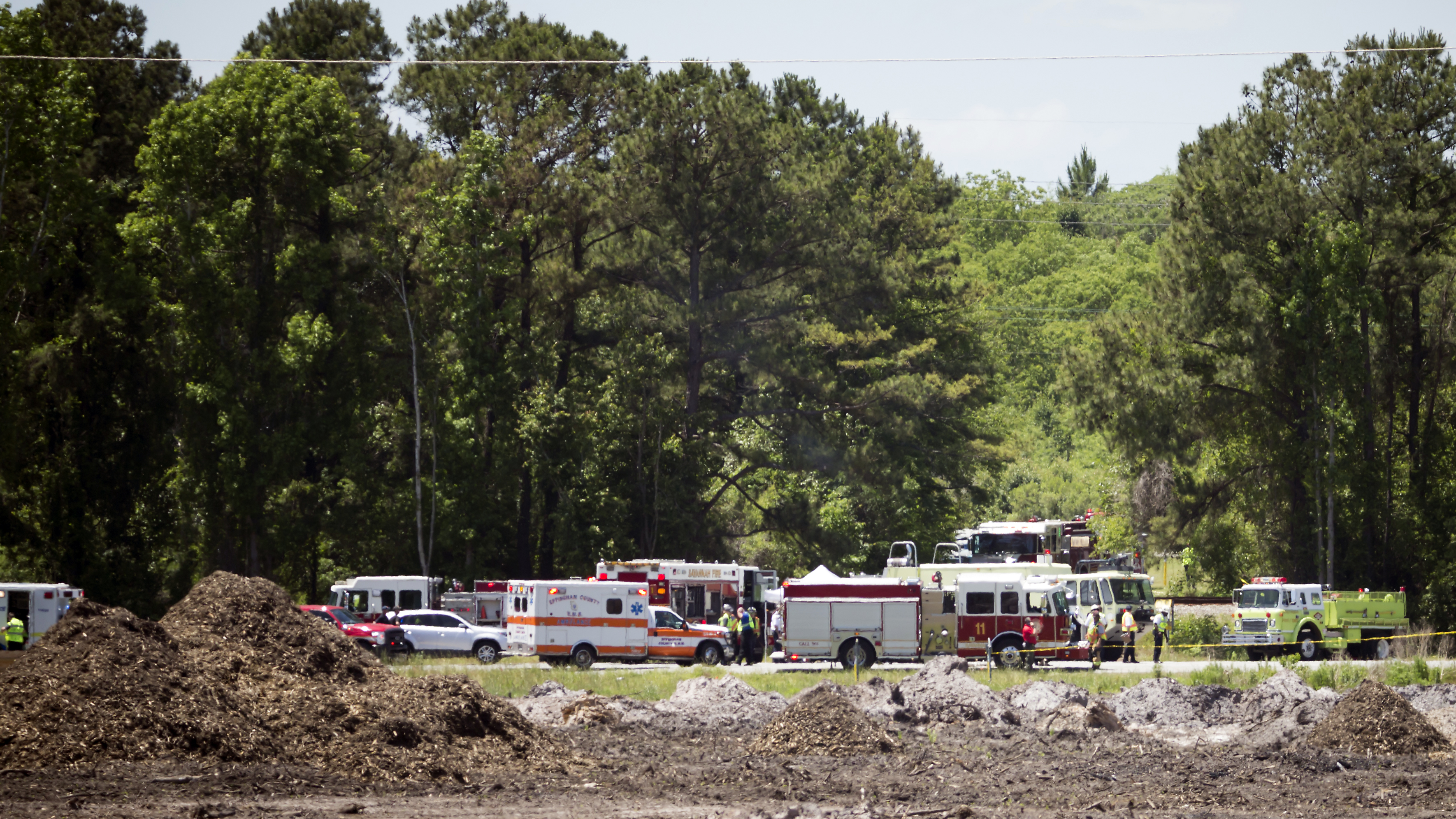 američki vojni avion se srušio A C-130 Hercules military aircraft crashes near the Savannah International Airport