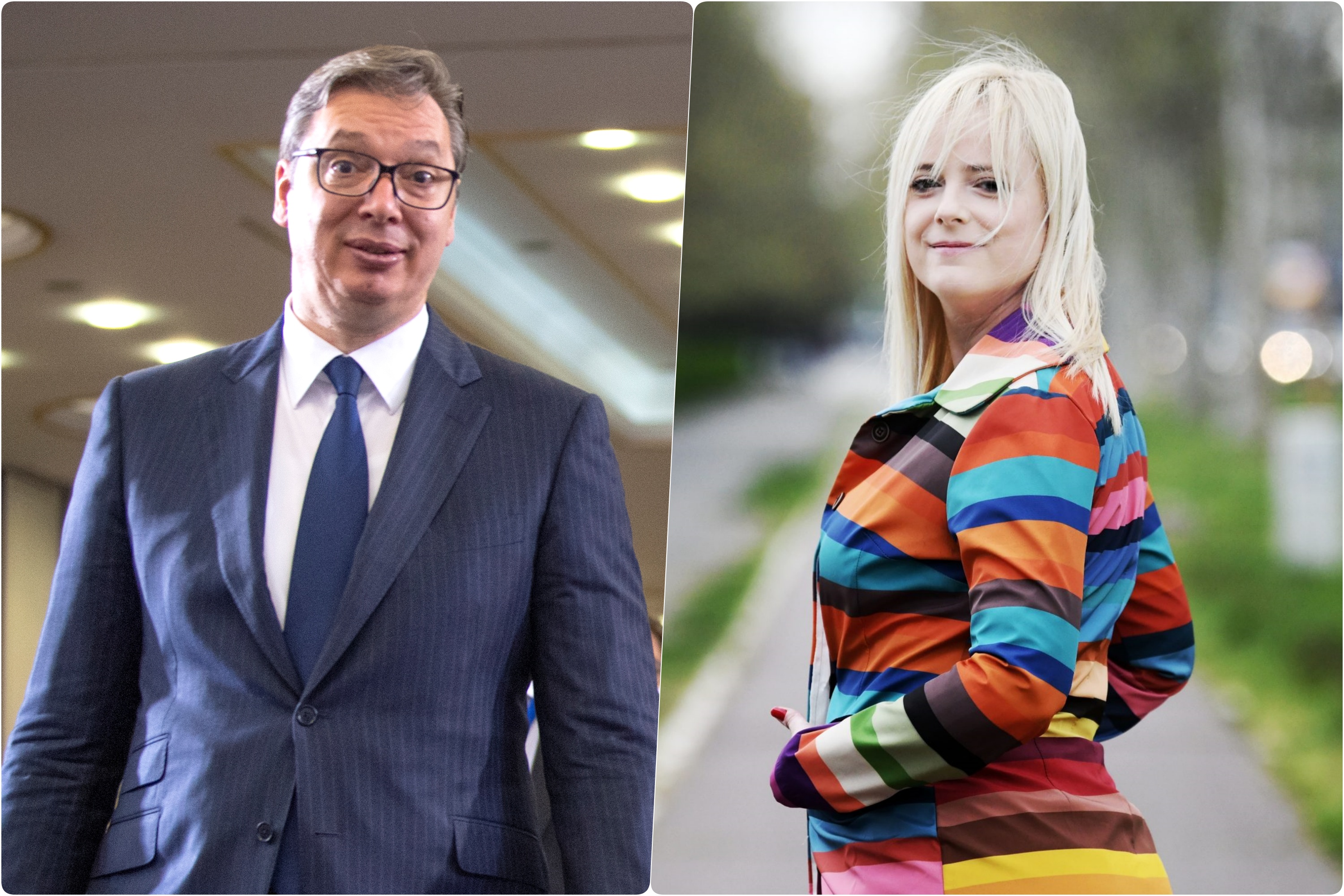 Aleksandar Vucic i Zaklina Tatlovic