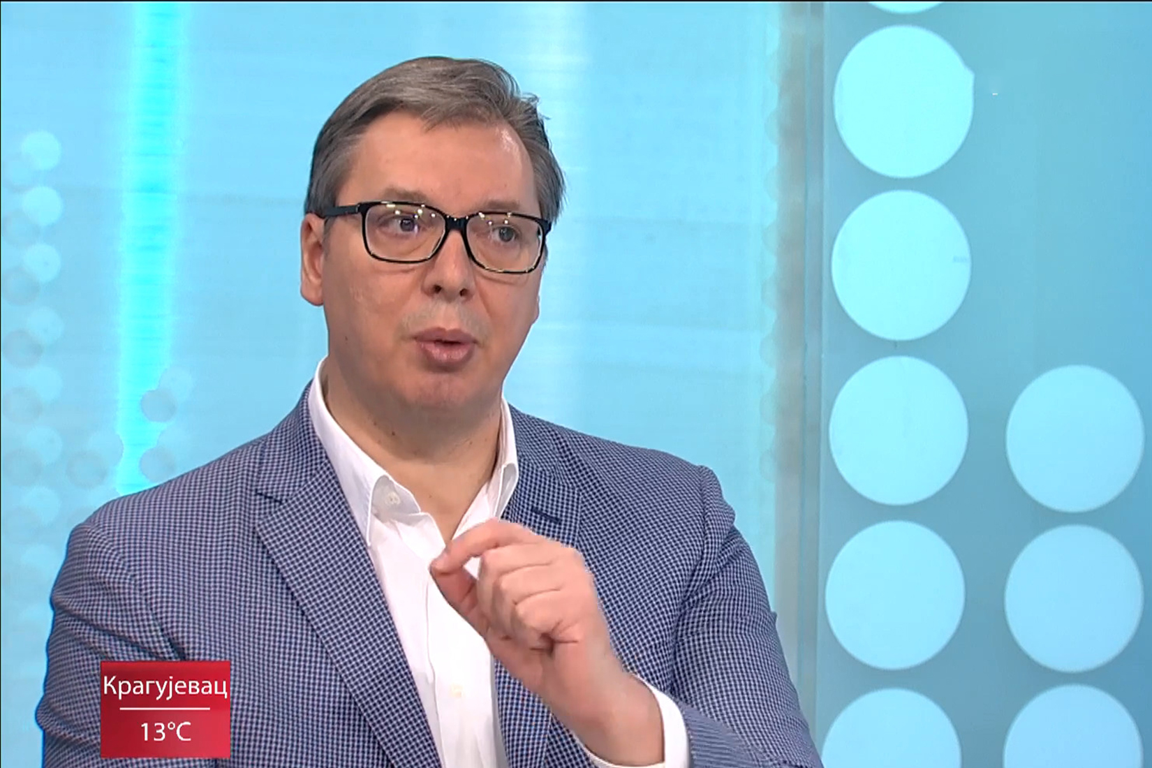 Aleksandar Vučić, Dnevnik RTS Foto: Printscreen/RTS