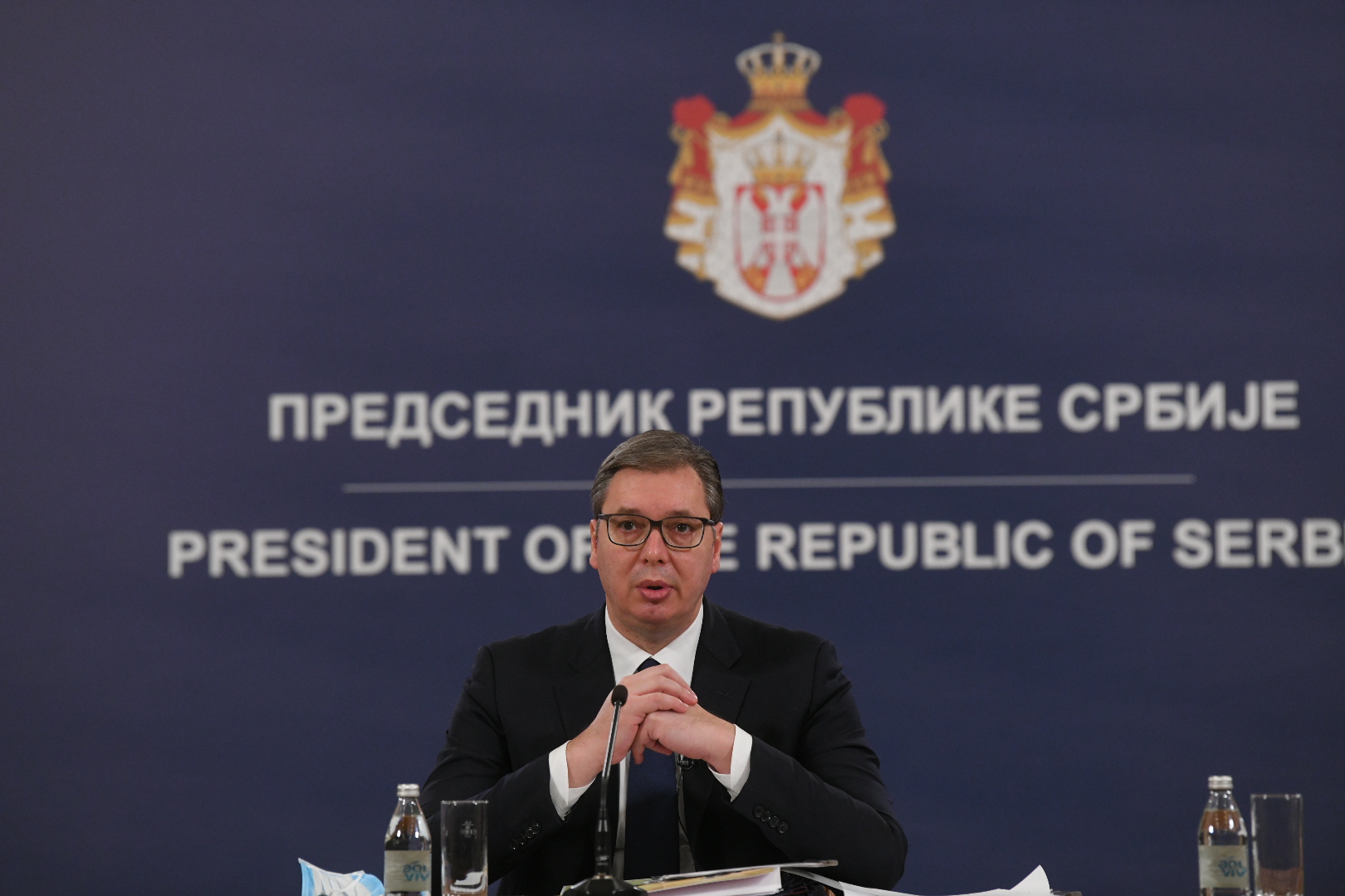 Beograd, 28.12.2020. Zgrada generalnog sekretarijata predsednika republike, Novogodišnja konferencija za medije Foto: Nemanja Jovanović/Nova.rs