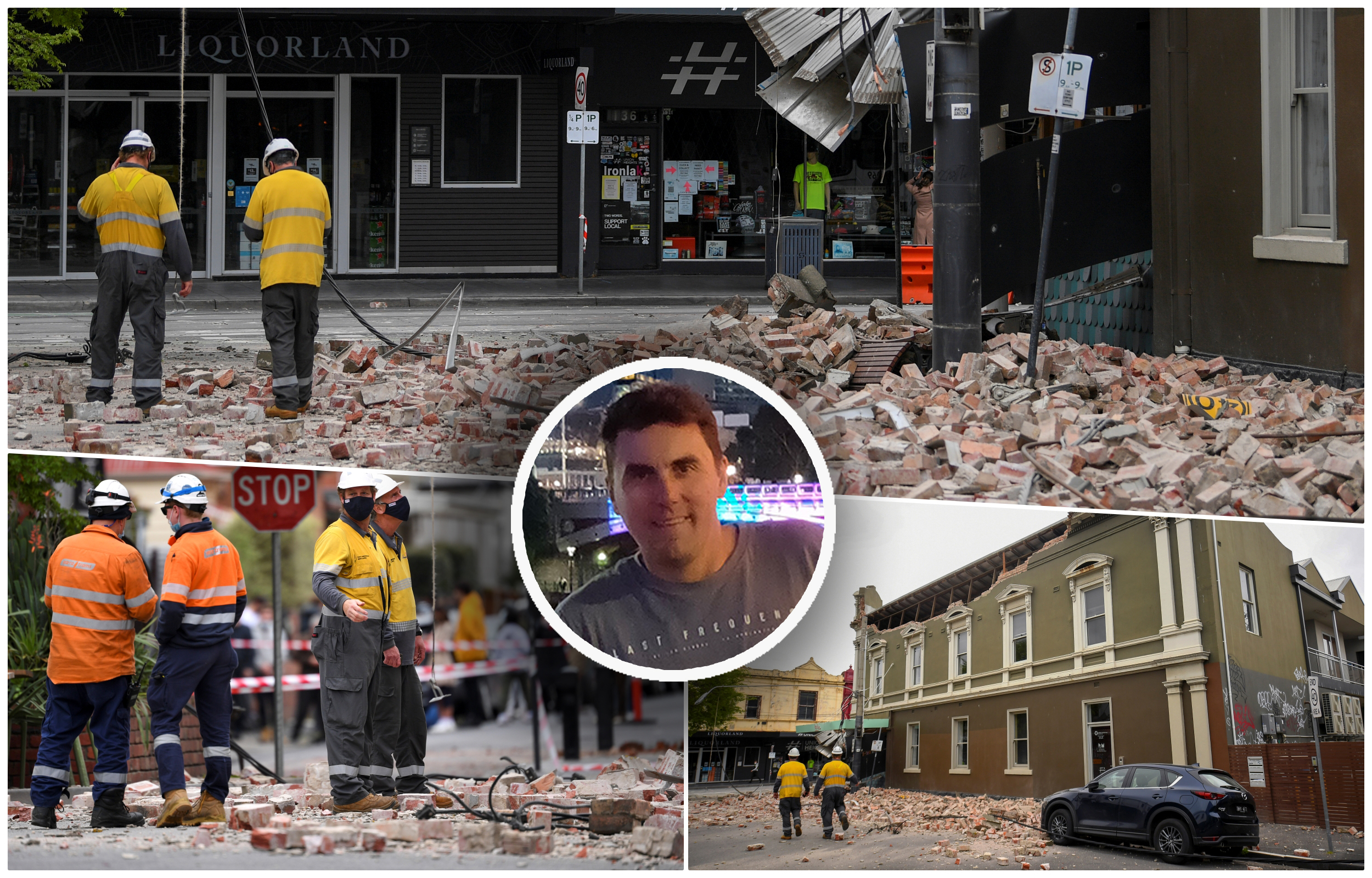 collage melburn zemljotres a