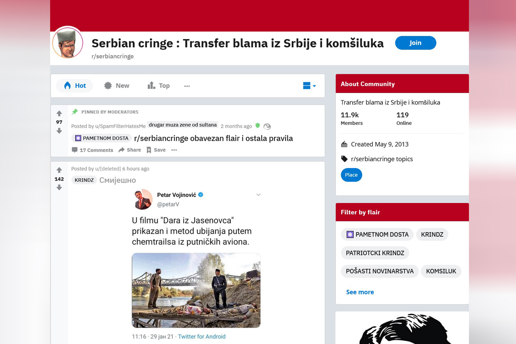 Reddit Foto: Printscreen/Reddit