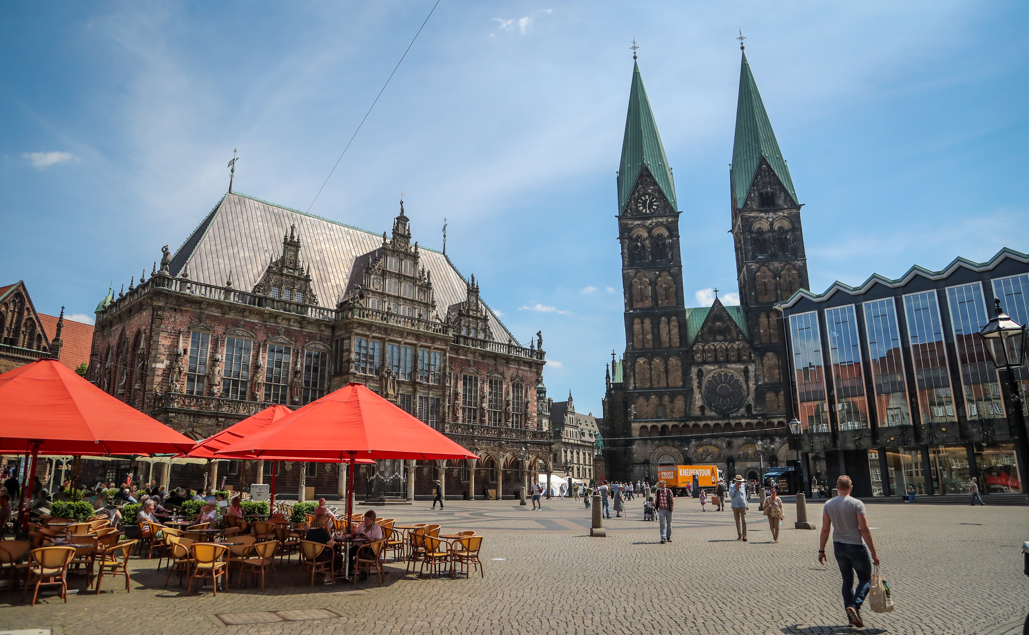 Urban life returns in German cities