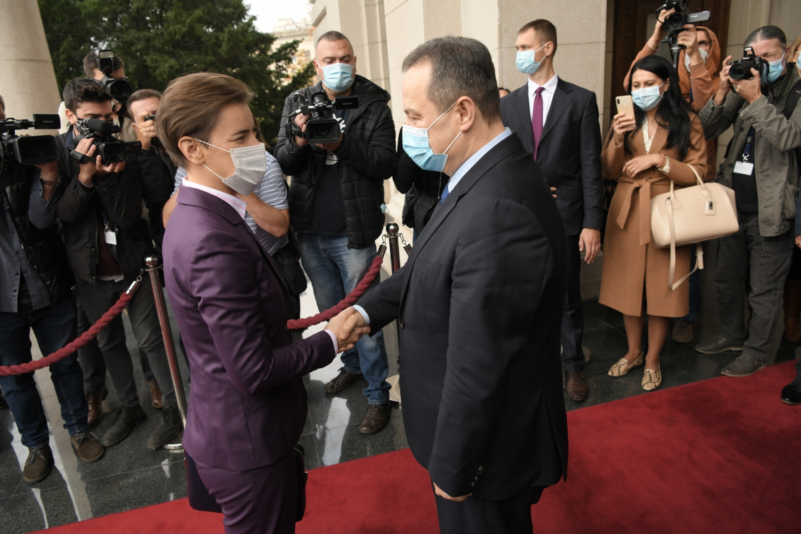 Beograd 28.10.2020. Ana Brnabić, Ivica Dačić. Skupština Srbije, poslanici Foto: Dragan Mujan/Nova.rs