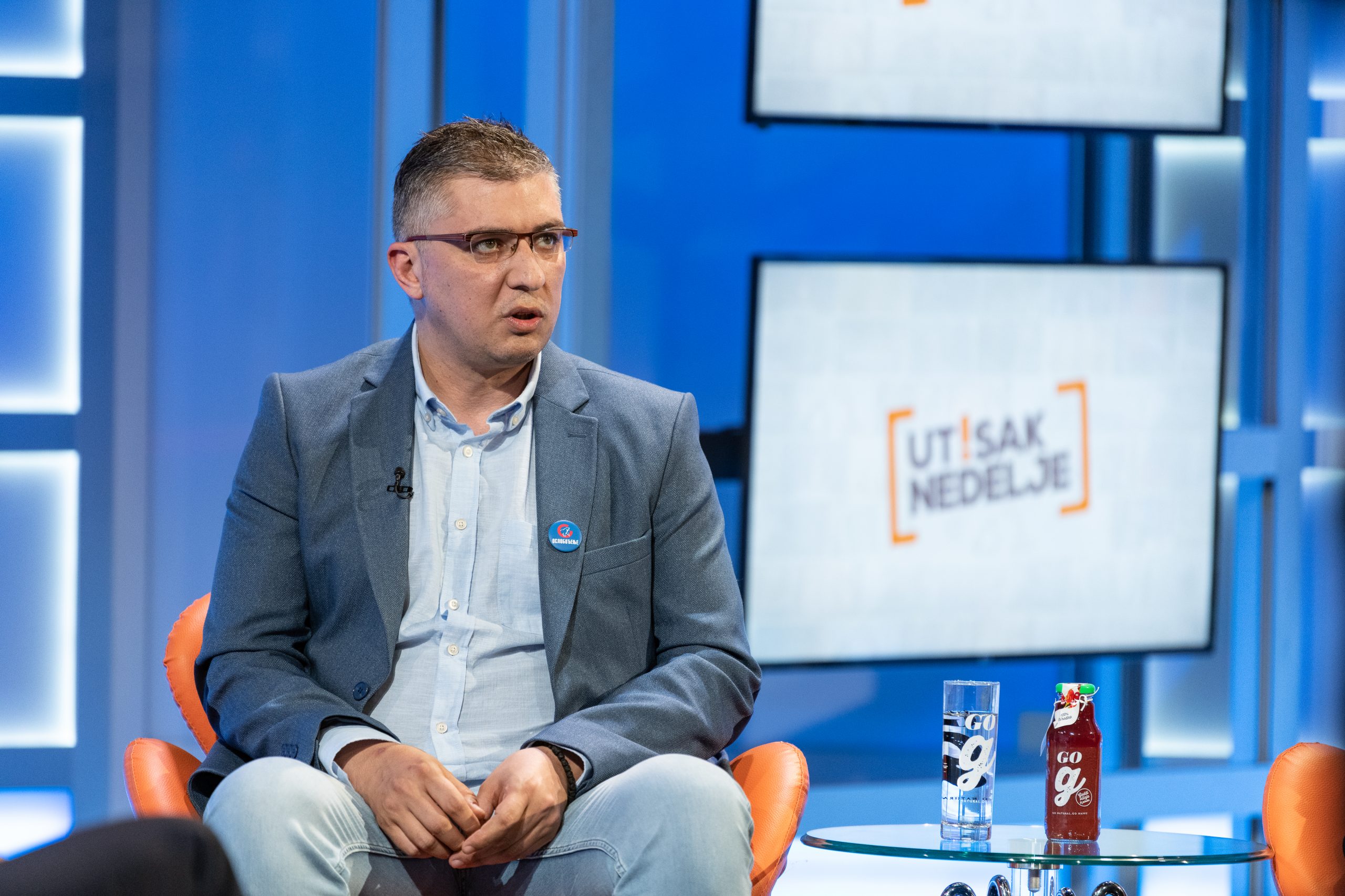 Beograd 18.04.2021. Milan Dumanović, emisija Utisak nedelje Foto: Ivan Dinić/Nova S