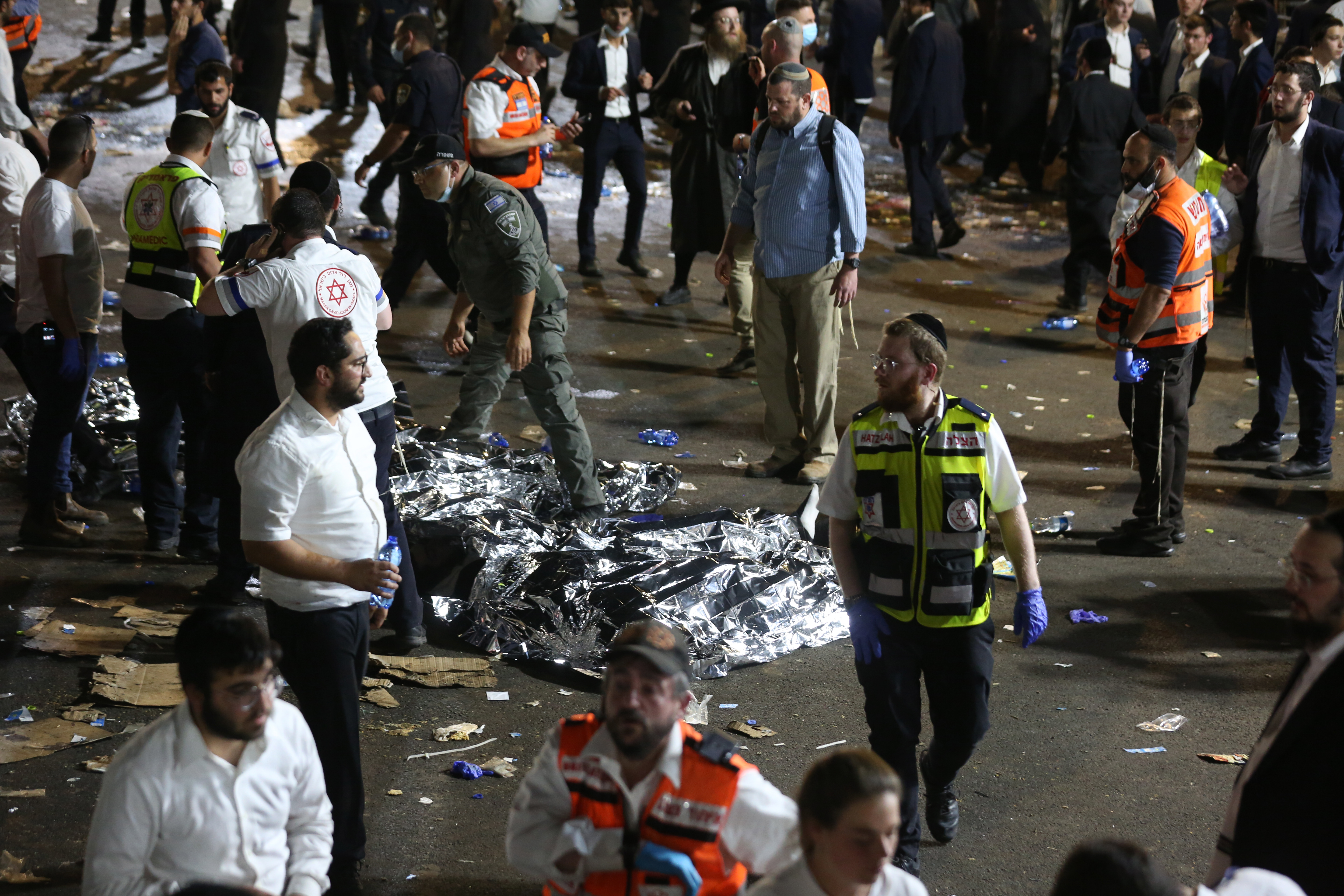 Izrael stampedo nesreća, Dozens of Ultar-Orthodox die during Lag Ba'Omer event in Mount Meron, Israel