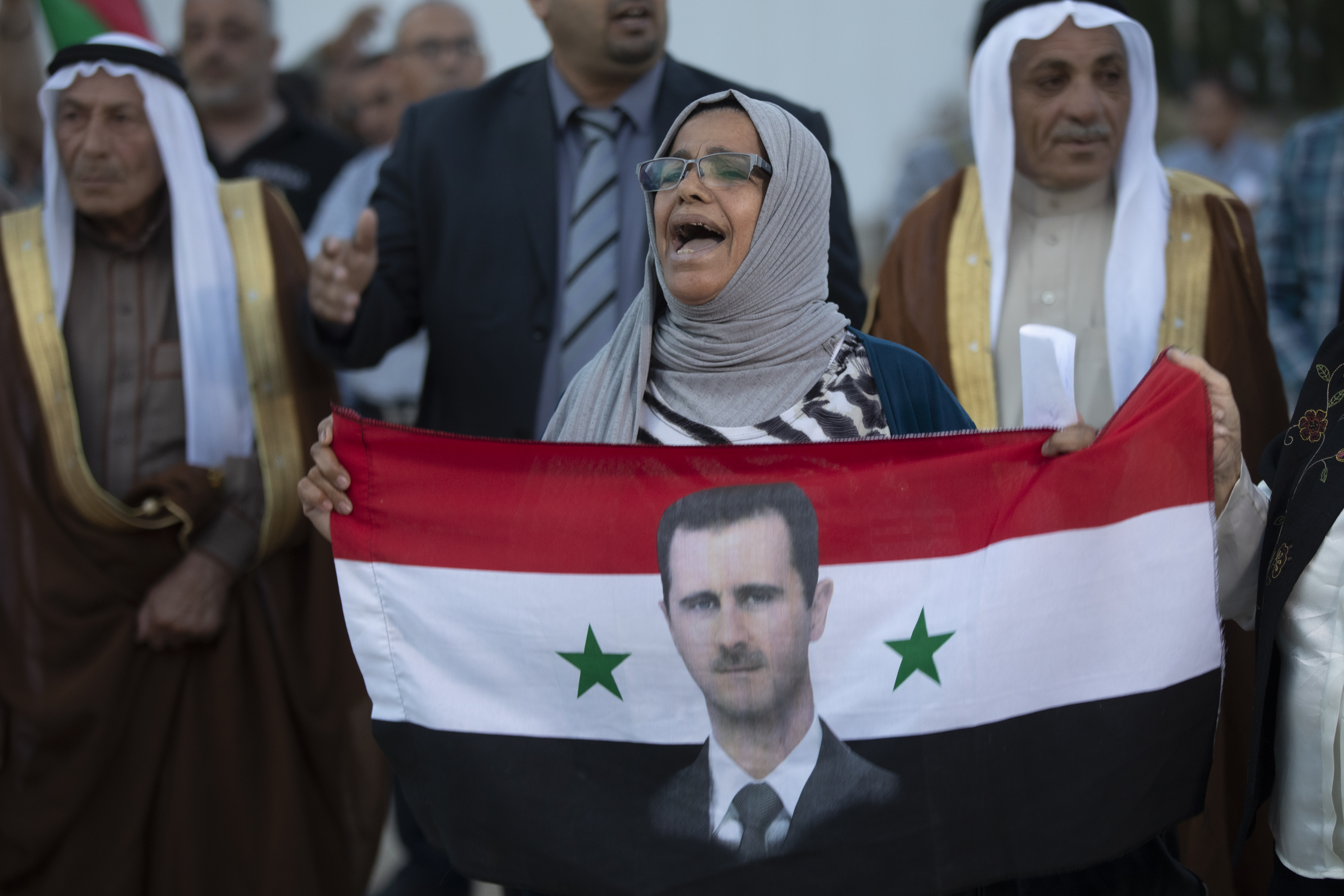 Sirija Protest against the Turkish offensive in Syria